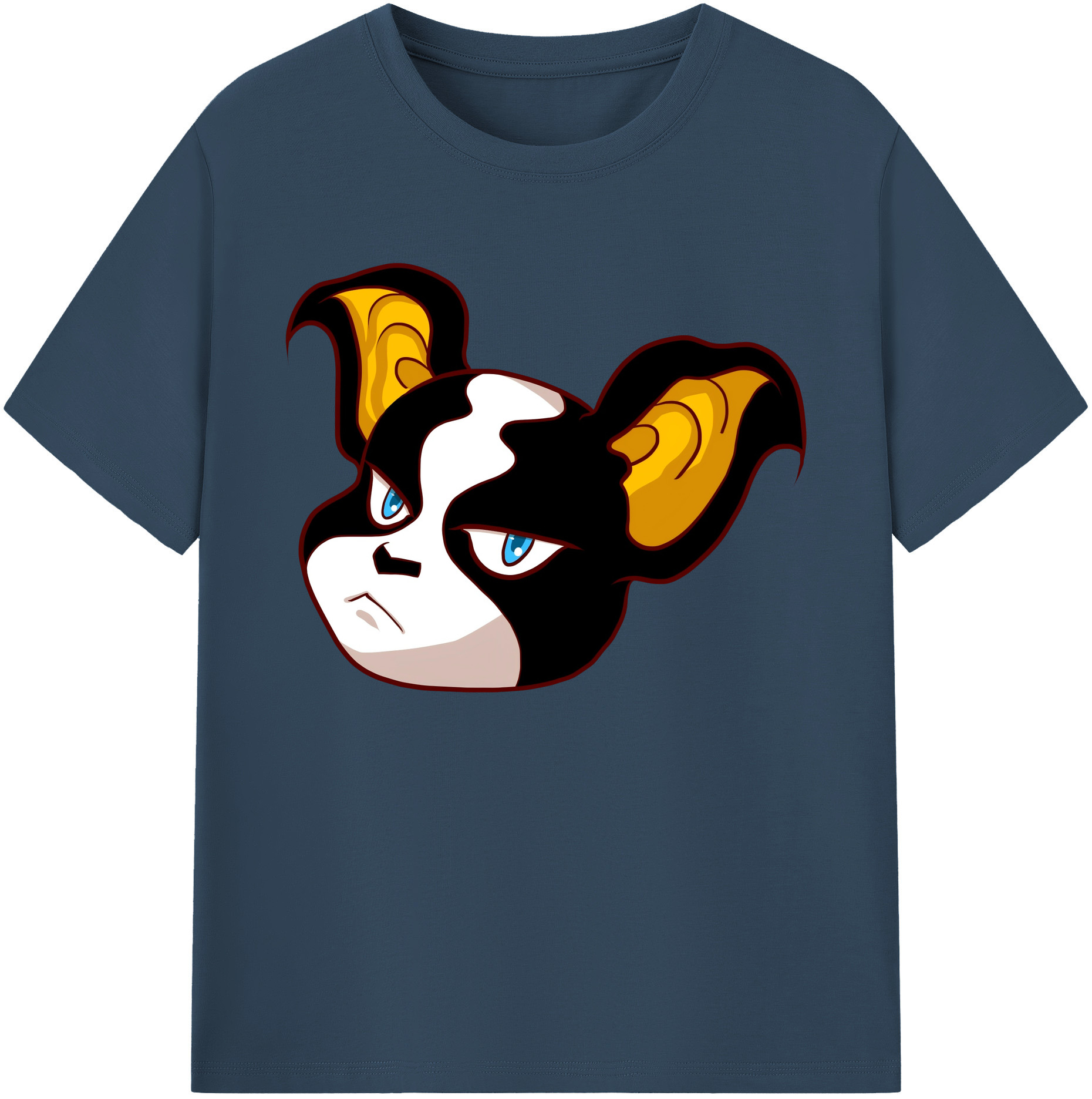（画像用） ジョジョの奇妙な冒険 イギー JoJo's Bizarre Adventure Iggy 綿100％ メンズ半袖Tシャツ｜肌触りやわらか＆通気性