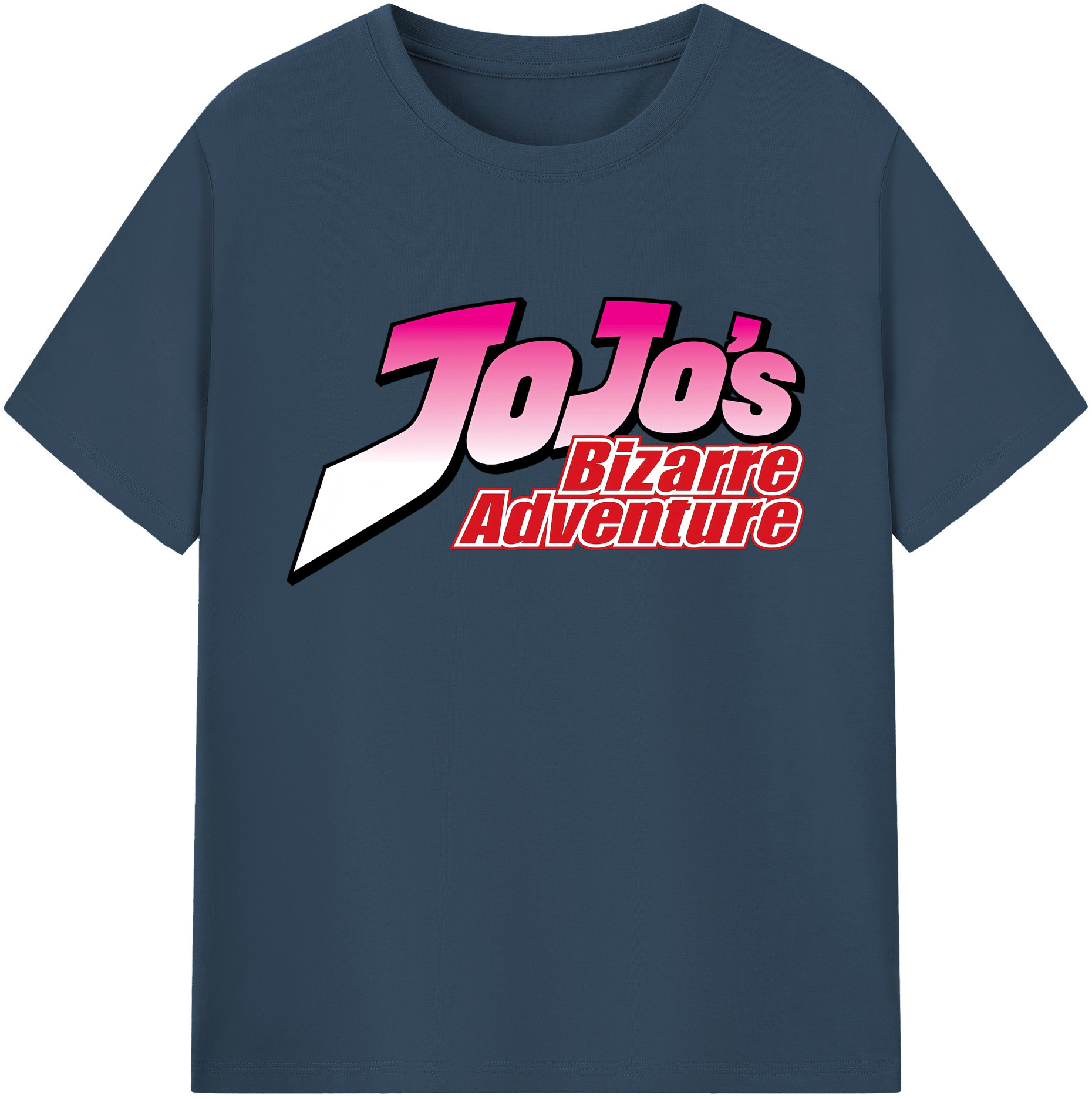 （画像用） ジョジョの奇妙な冒険 JoJo's Bizarre Adventure 綿100％ メンズ半袖Tシャツ｜肌触りやわらか＆通気性
