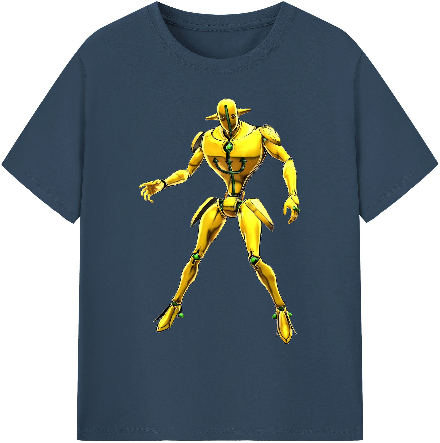 （画像用） ジョジョの奇妙な冒険 JoJo's Bizarre Adventure 綿100％ メンズ半袖Tシャツ｜肌触りやわらか＆通気性