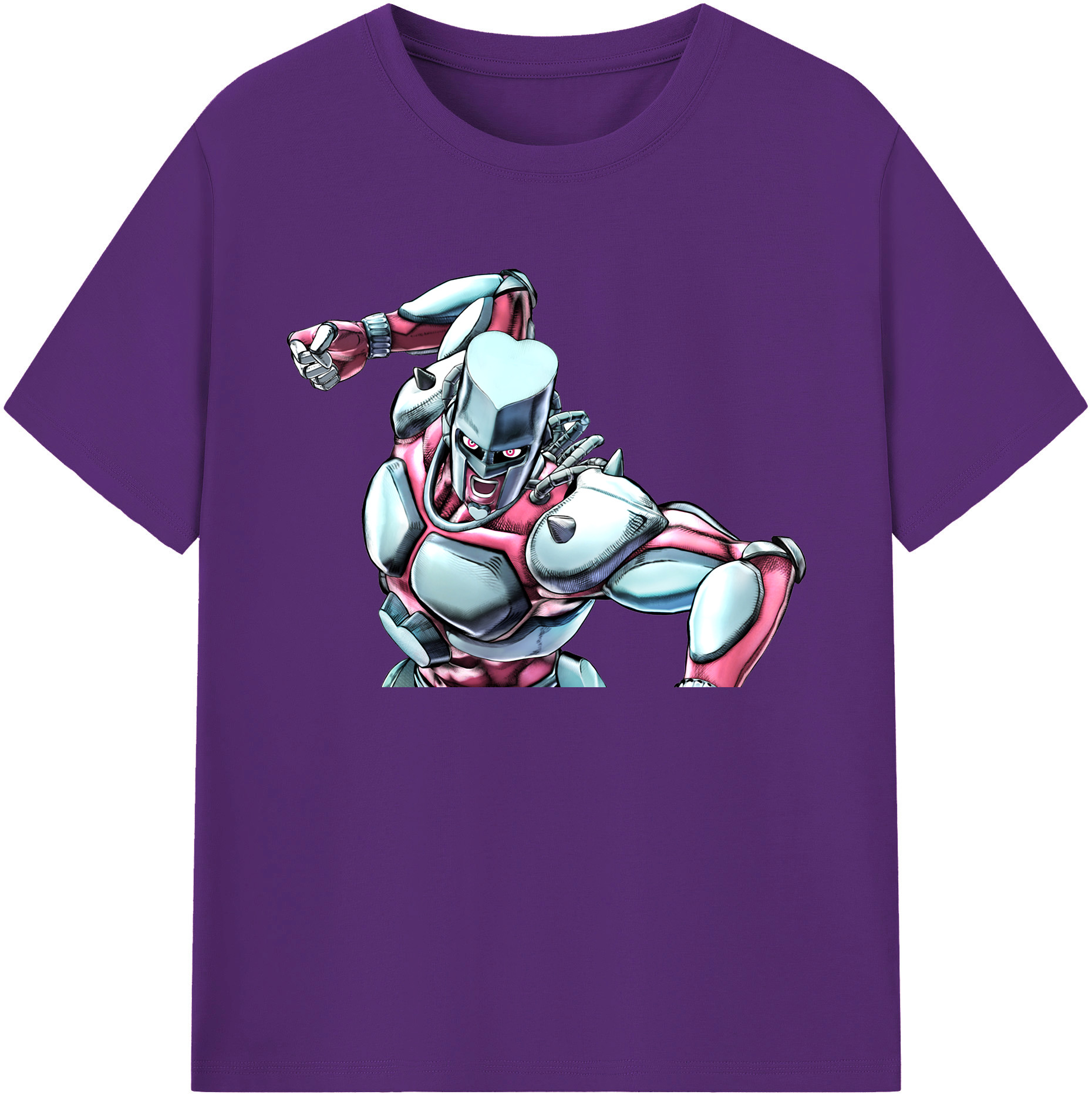（画像用） ジョジョの奇妙な冒険 ひがしかた じょうすけ JoJo's Bizarre Adventure Higashikata Josuke 綿100％ メンズ半袖Tシャツ｜肌触りやわらか＆通気性