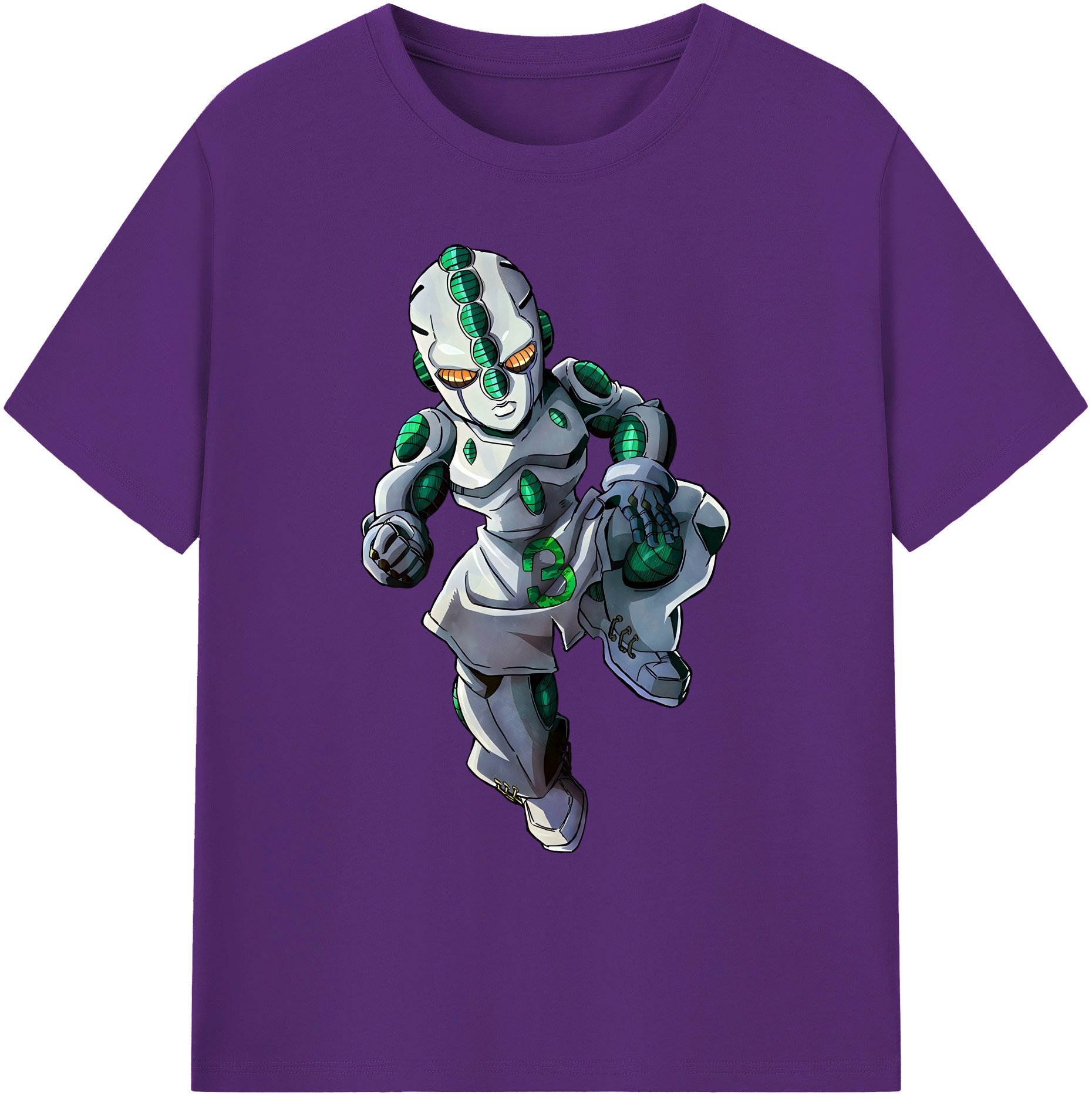 （画像用） ジョジョの奇妙な冒険 広瀨康一 JoJo's Bizarre Adventure Hirose Koichi 綿100％ メンズ半袖Tシャツ｜肌触りやわらか＆通気性