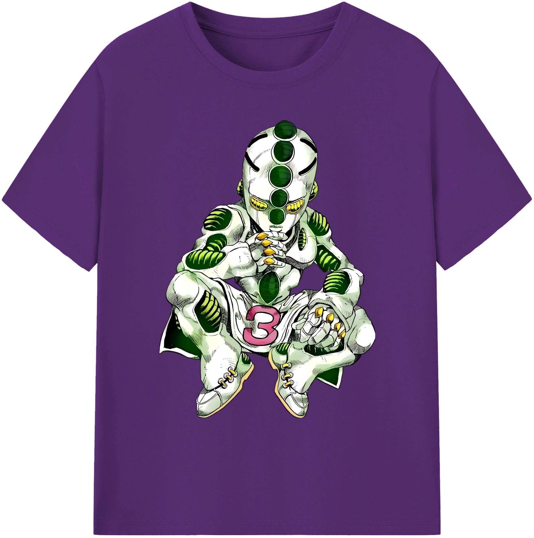 （画像用） ジョジョの奇妙な冒険 広瀨康一 JoJo's Bizarre Adventure Hirose Koichi 綿100％ メンズ半袖Tシャツ｜肌触りやわらか＆通気性