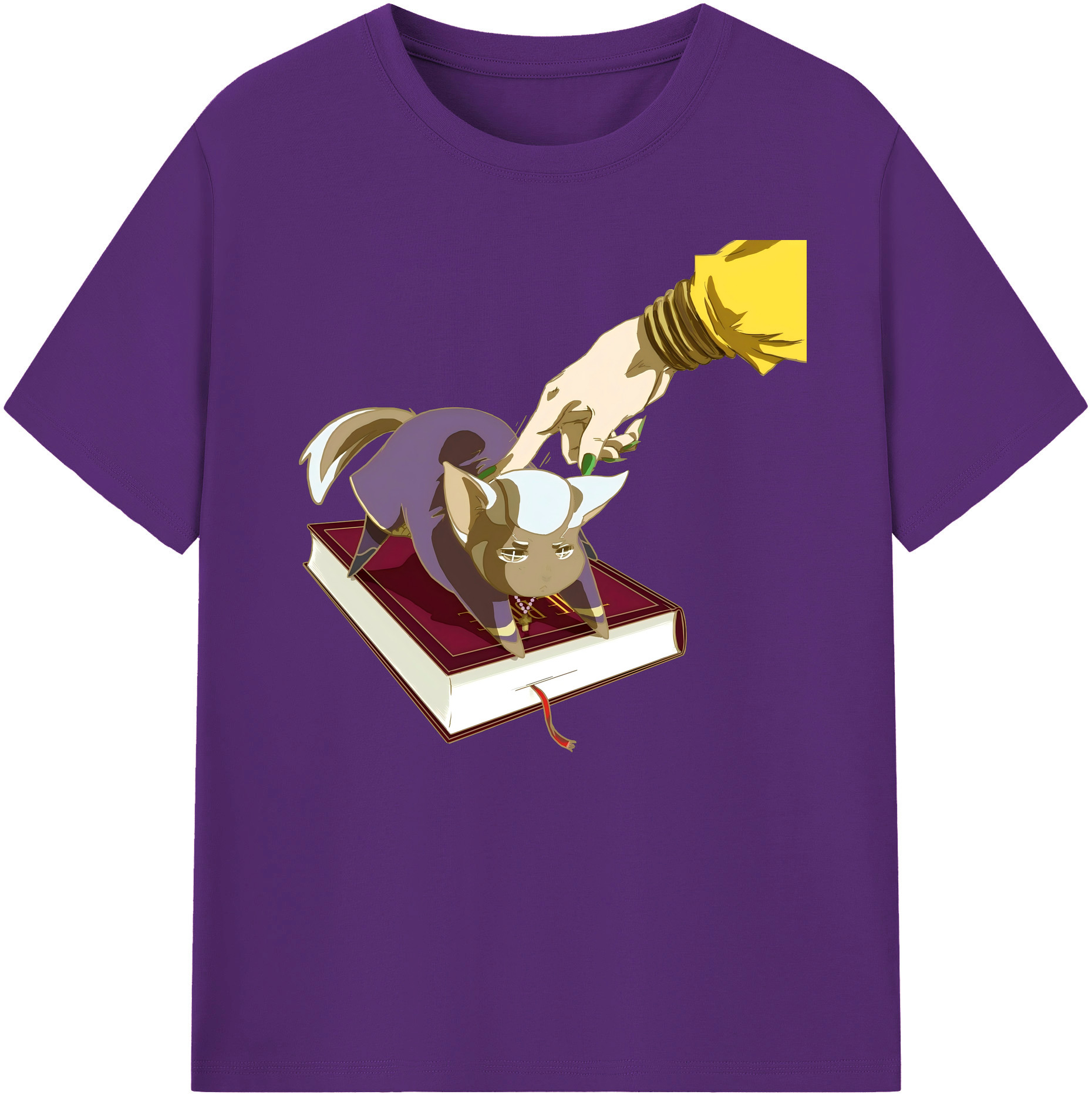 （画像用） ジョジョの奇妙な冒険 JoJo's Bizarre Adventure 綿100％ メンズ半袖Tシャツ｜肌触りやわらか＆通気性