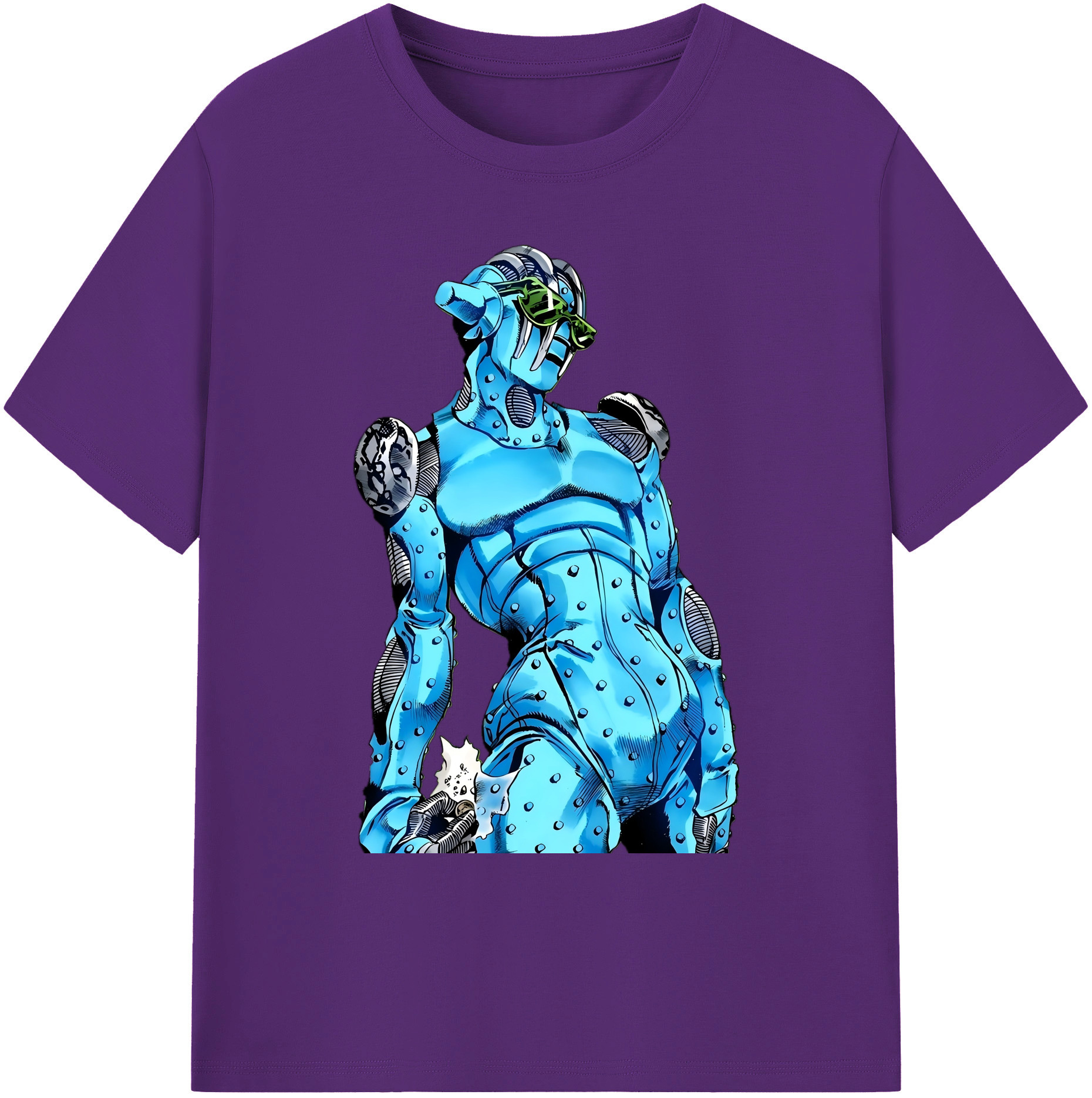 （画像用） ジョジョの奇妙な冒険 JoJo's Bizarre Adventure 綿100％ メンズ半袖Tシャツ｜肌触りやわらか＆通気性