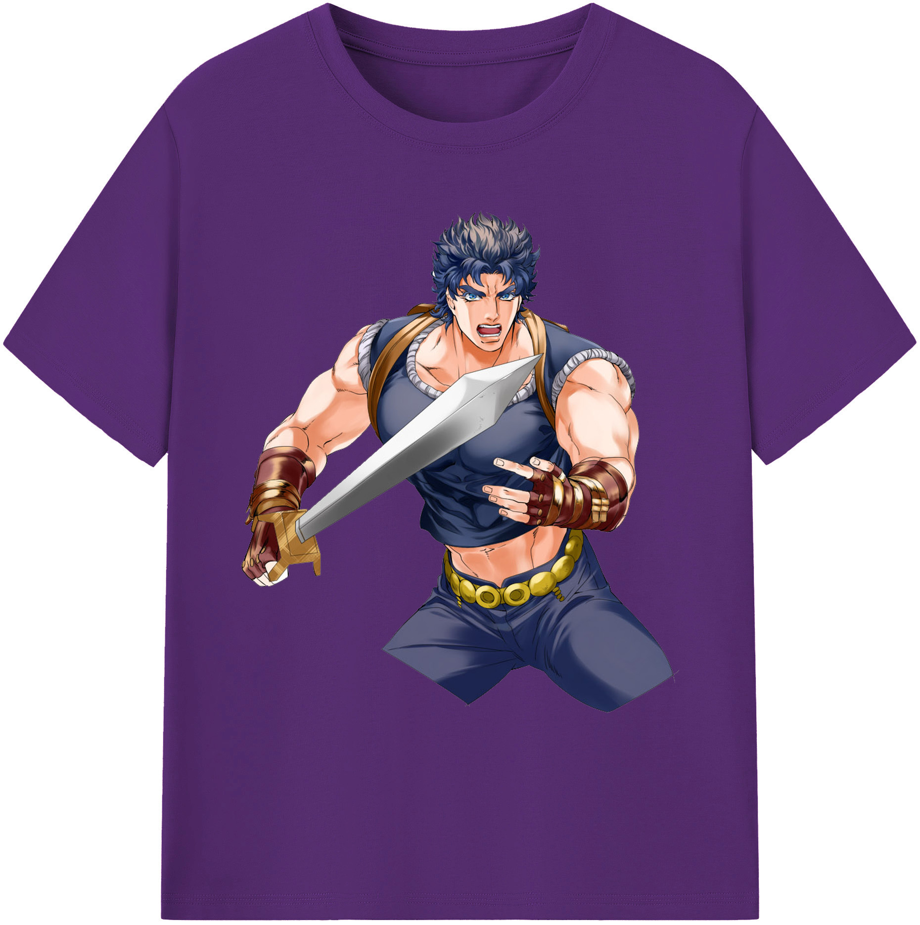 （画像用） ジョジョの奇妙な冒険 /ジョナサン?ジョースター JoJo's Bizarre Adventure Jonathan Joestar 綿100％ メンズ半袖Tシャツ｜肌触りやわらか＆通気性