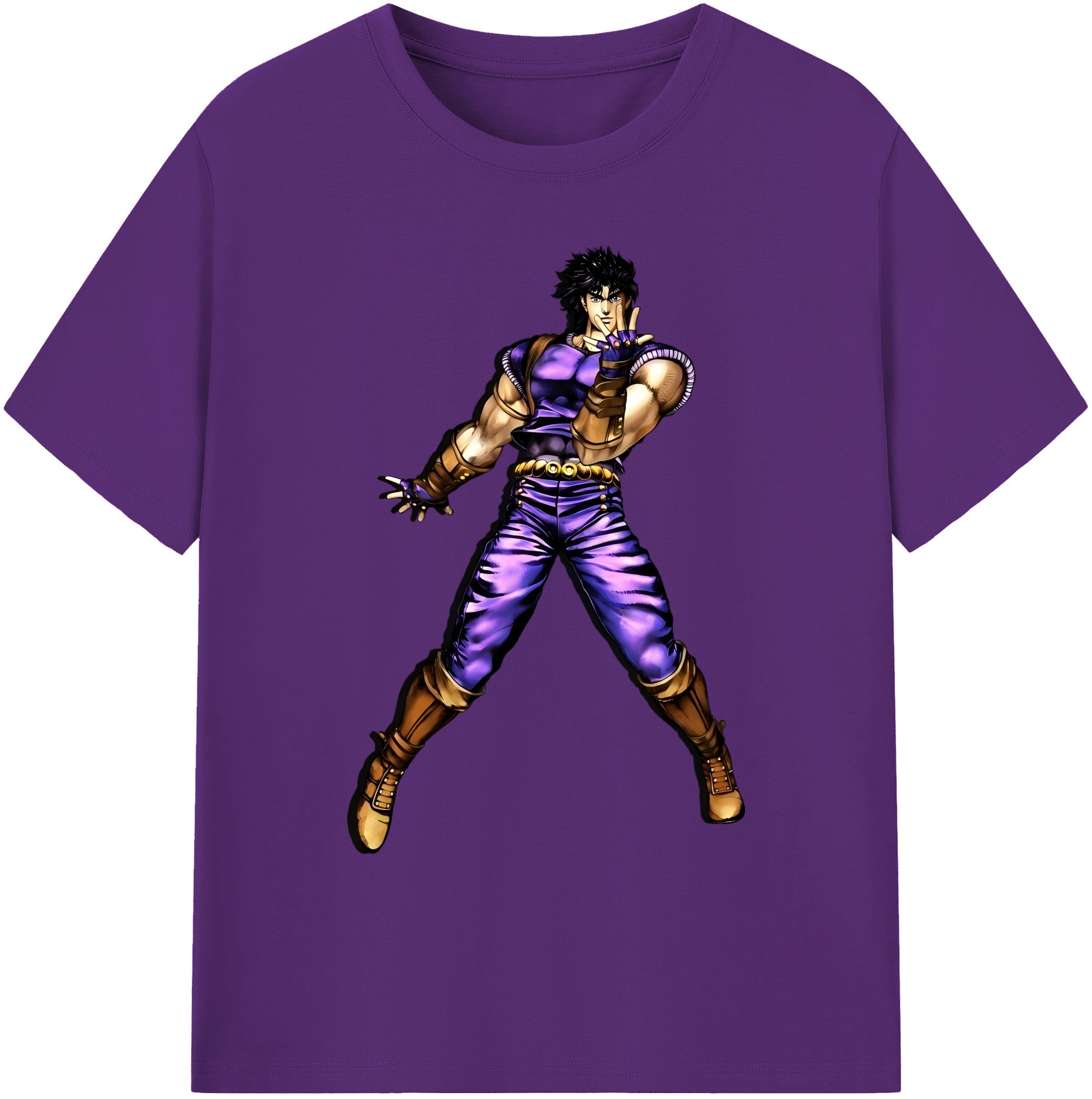 （画像用） ジョジョの奇妙な冒険 /ジョナサン?ジョースター JoJo's Bizarre Adventure Jonathan Joestar 綿100％ メンズ半袖Tシャツ｜肌触りやわらか＆通気性