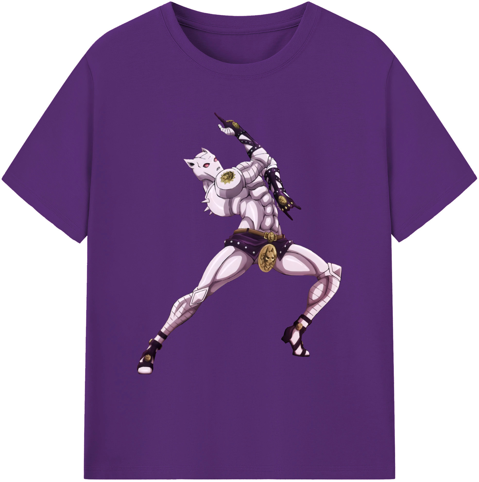 （画像用） ジョジョの奇妙な冒険 きら よしかげ JoJo's Bizarre Adventure Kira Yoshikage 綿100％ メンズ半袖Tシャツ｜肌触りやわらか＆通気性