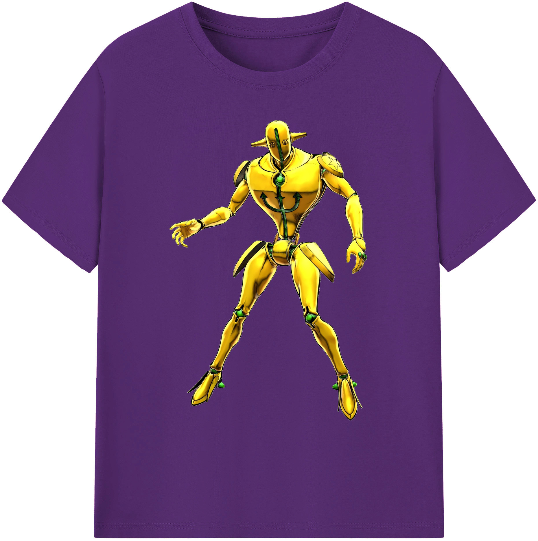 （画像用） ジョジョの奇妙な冒険 JoJo's Bizarre Adventure 綿100％ メンズ半袖Tシャツ｜肌触りやわらか＆通気性