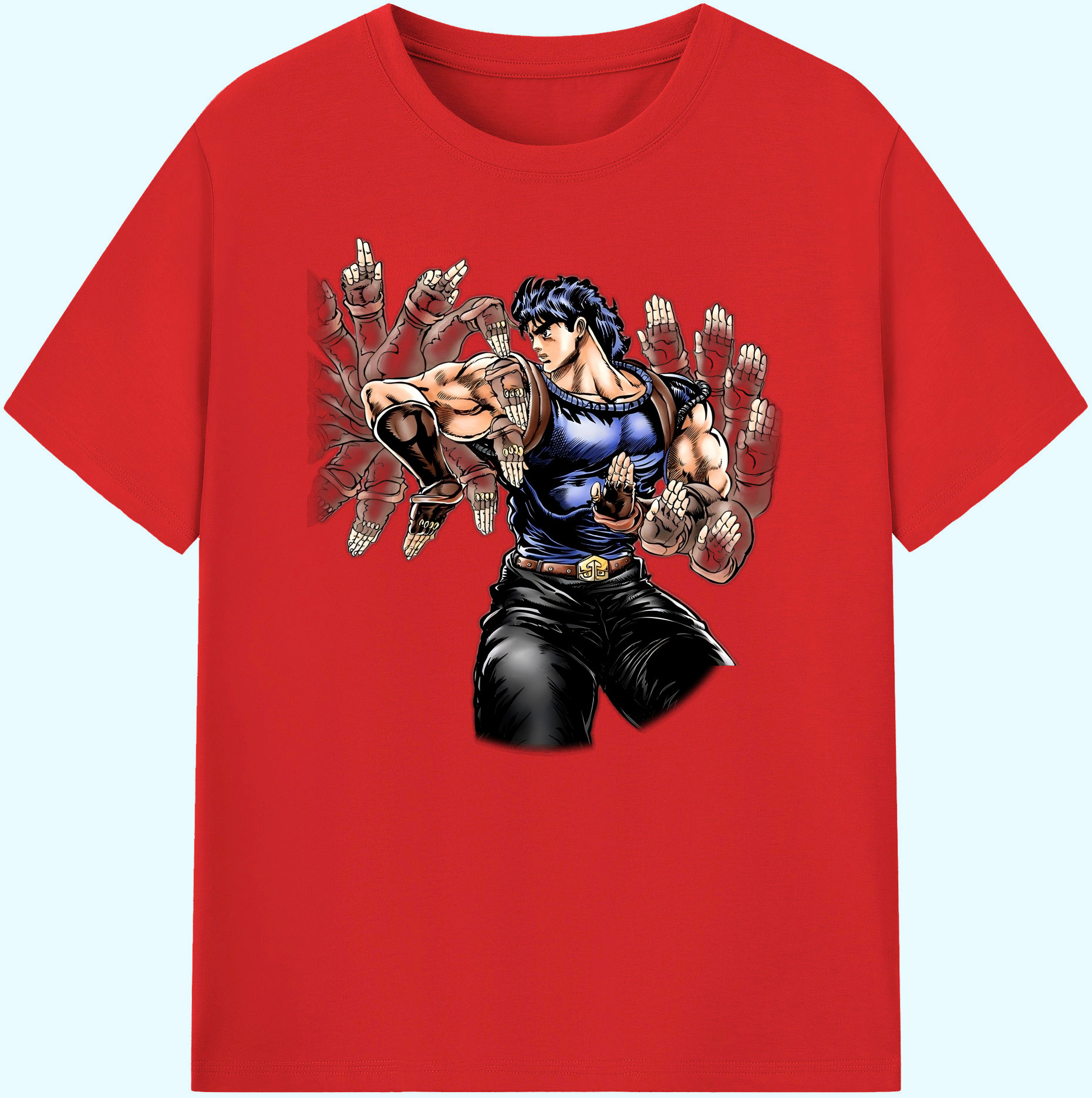 （画像用） ジョジョの奇妙な冒険 /ジョナサン?ジョースター JoJo's Bizarre Adventure Jonathan Joestar 綿100％ メンズ半袖Tシャツ｜肌触りやわらか＆通気性