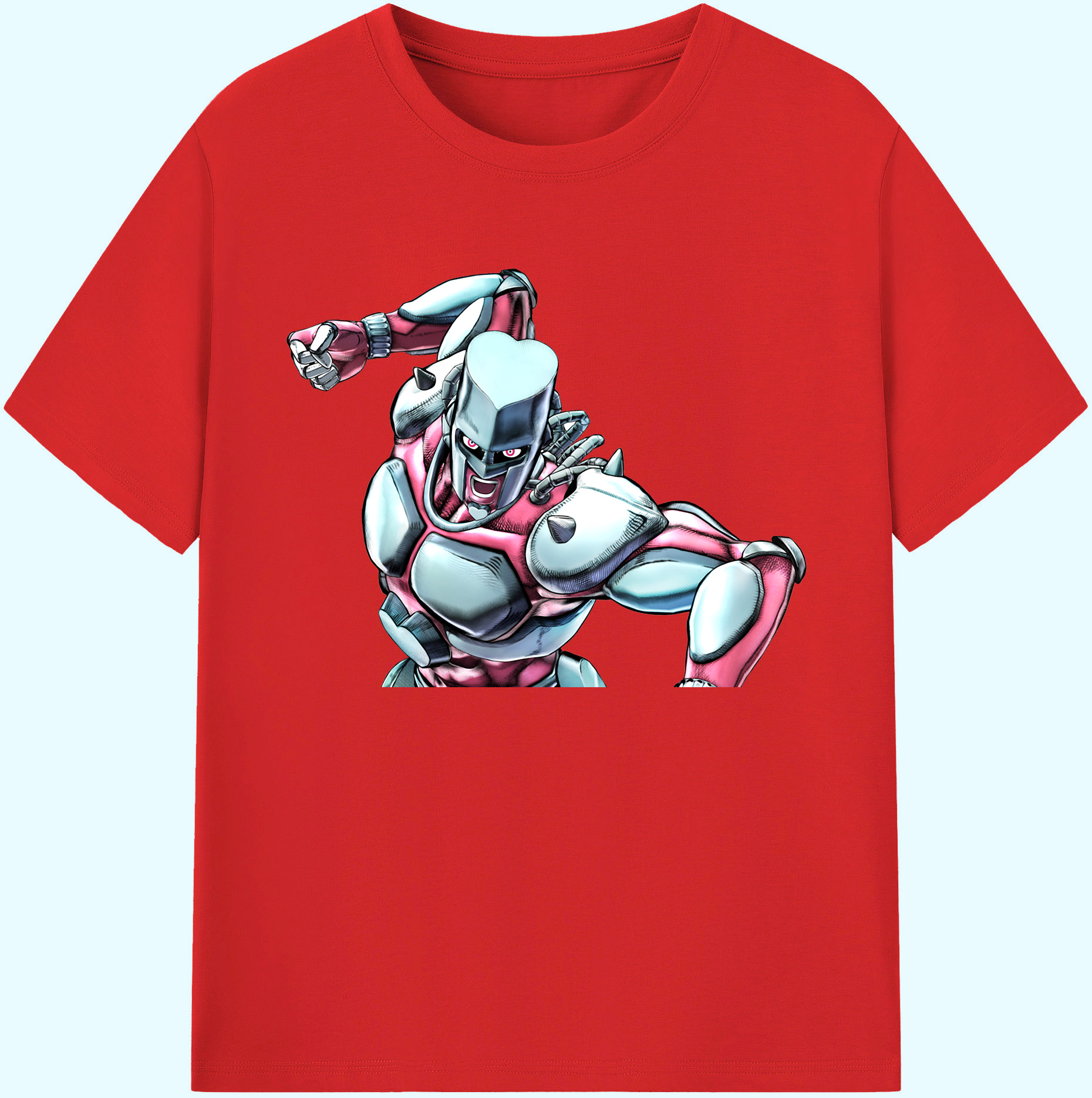（画像用） ジョジョの奇妙な冒険 ひがしかた じょうすけ JoJo's Bizarre Adventure Higashikata Josuke 綿100％ メンズ半袖Tシャツ｜肌触りやわらか＆通気性