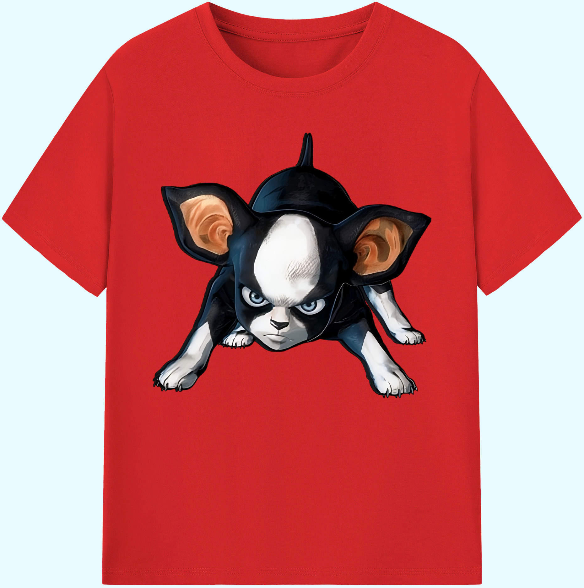 （画像用） ジョジョの奇妙な冒険 イギー JoJo's Bizarre Adventure Iggy 綿100％ メンズ半袖Tシャツ｜肌触りやわらか＆通気性