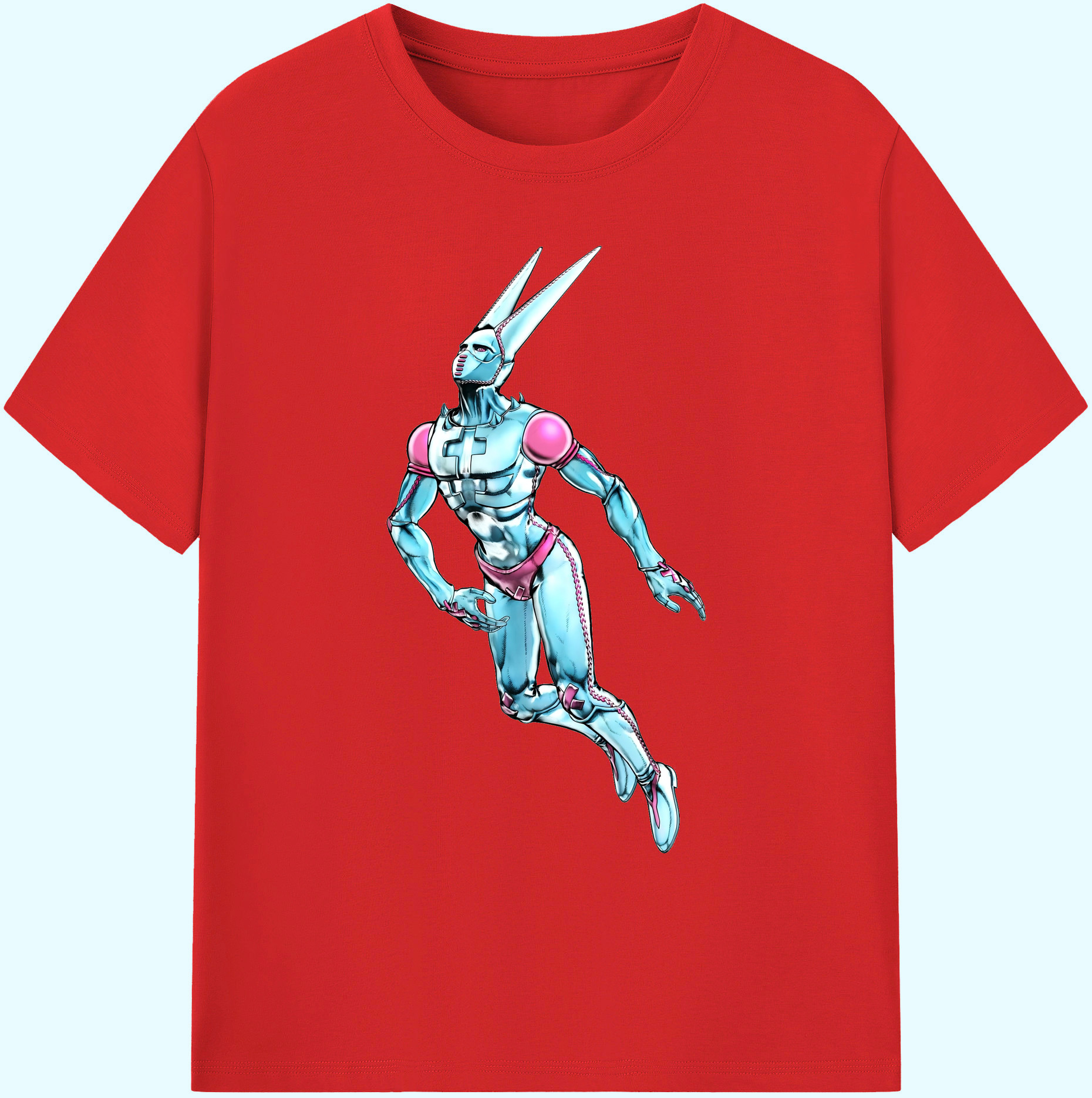 （画像用） ジョジョの奇妙な冒険 JoJo's Bizarre Adventure 綿100％ メンズ半袖Tシャツ｜肌触りやわらか＆通気性
