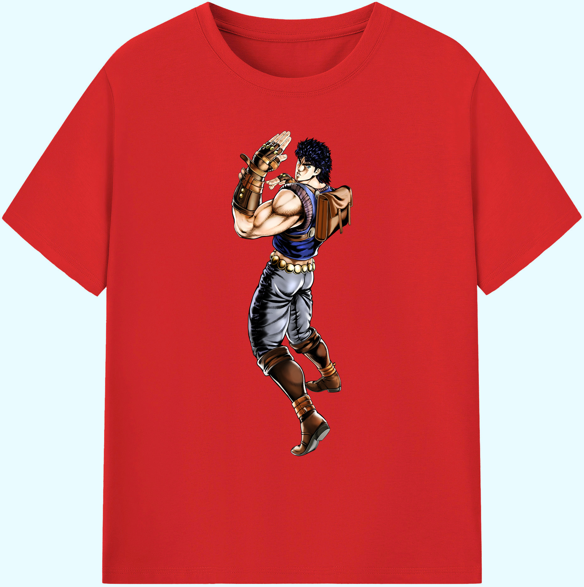 （画像用） ジョジョの奇妙な冒険 /ジョナサン?ジョースター JoJo's Bizarre Adventure Jonathan Joestar 綿100％ メンズ半袖Tシャツ｜肌触りやわらか＆通気性