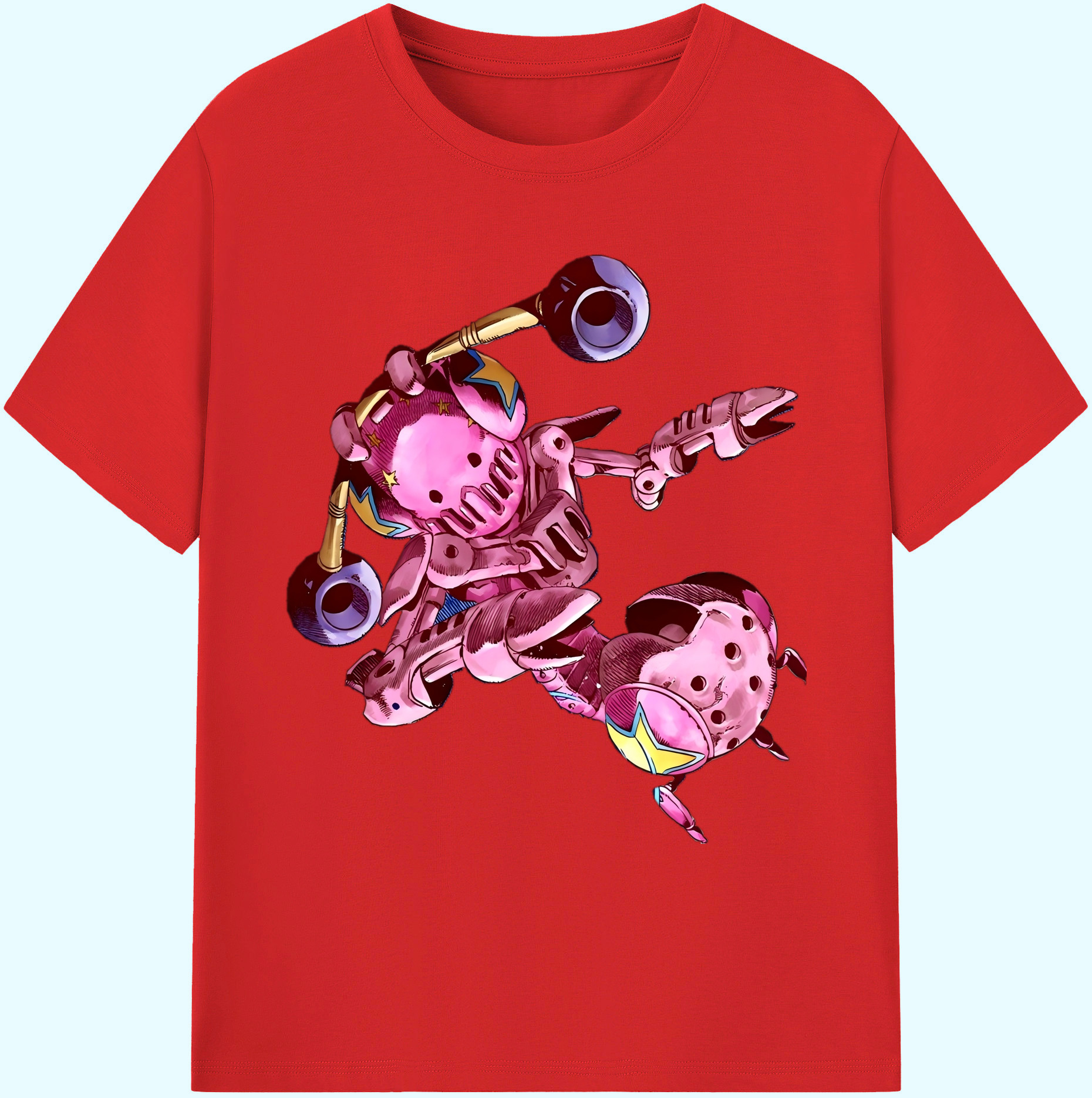 （画像用） ジョジョの奇妙な冒険 ジョナサン?ジョースター JoJo's Bizarre Adventure Jonathan Joestar 綿100％ メンズ半袖Tシャツ｜肌触りやわらか＆通気性