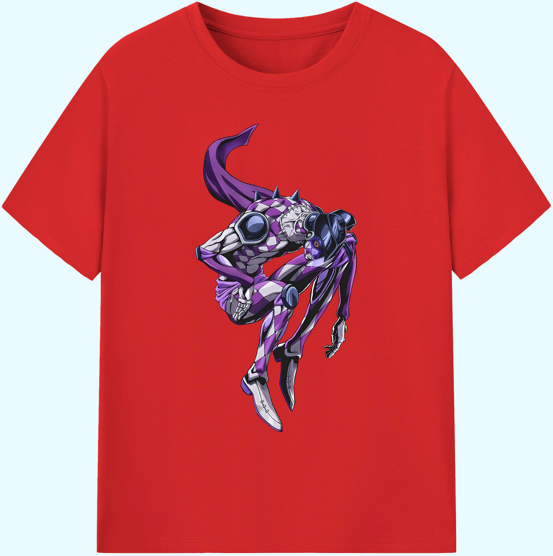 （画像用） ジョジョの奇妙な冒険 パンナコッタ?フー JoJo's Bizarre Adventure Pannacotta Fugo 綿100％ メンズ半袖Tシャツ｜肌触りやわらか＆通気性