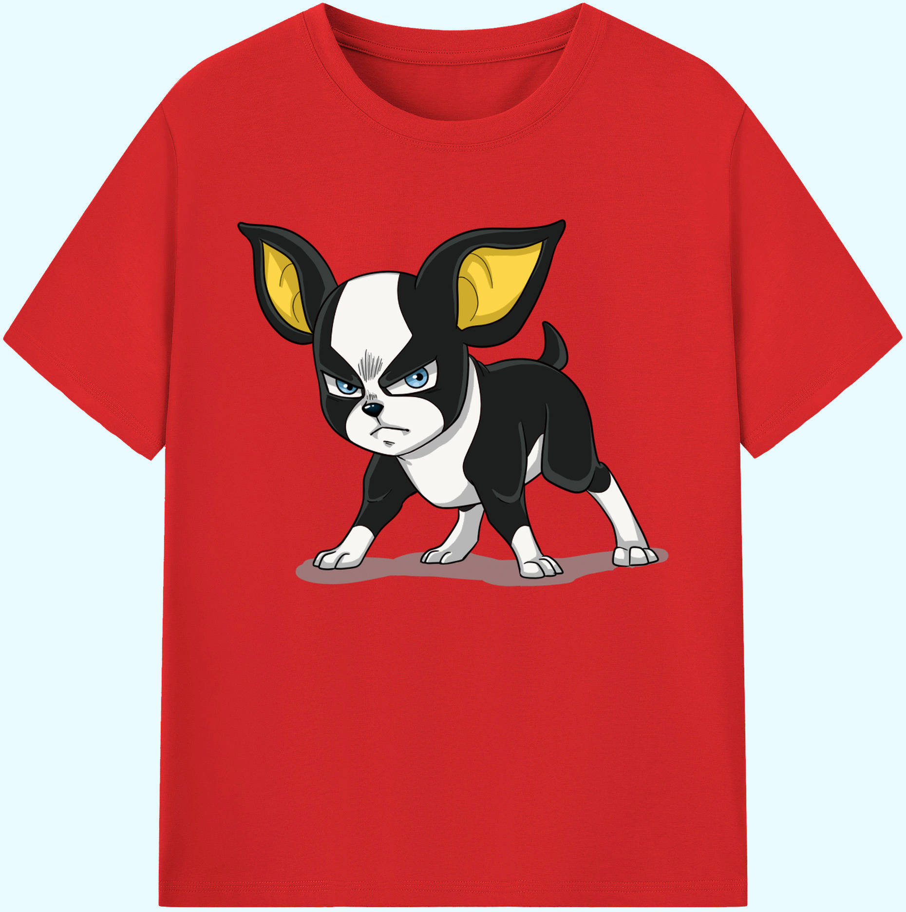 （画像用） ジョジョの奇妙な冒険 イギー JoJo's Bizarre Adventure Iggy 綿100％ メンズ半袖Tシャツ｜肌触りやわらか＆通気性