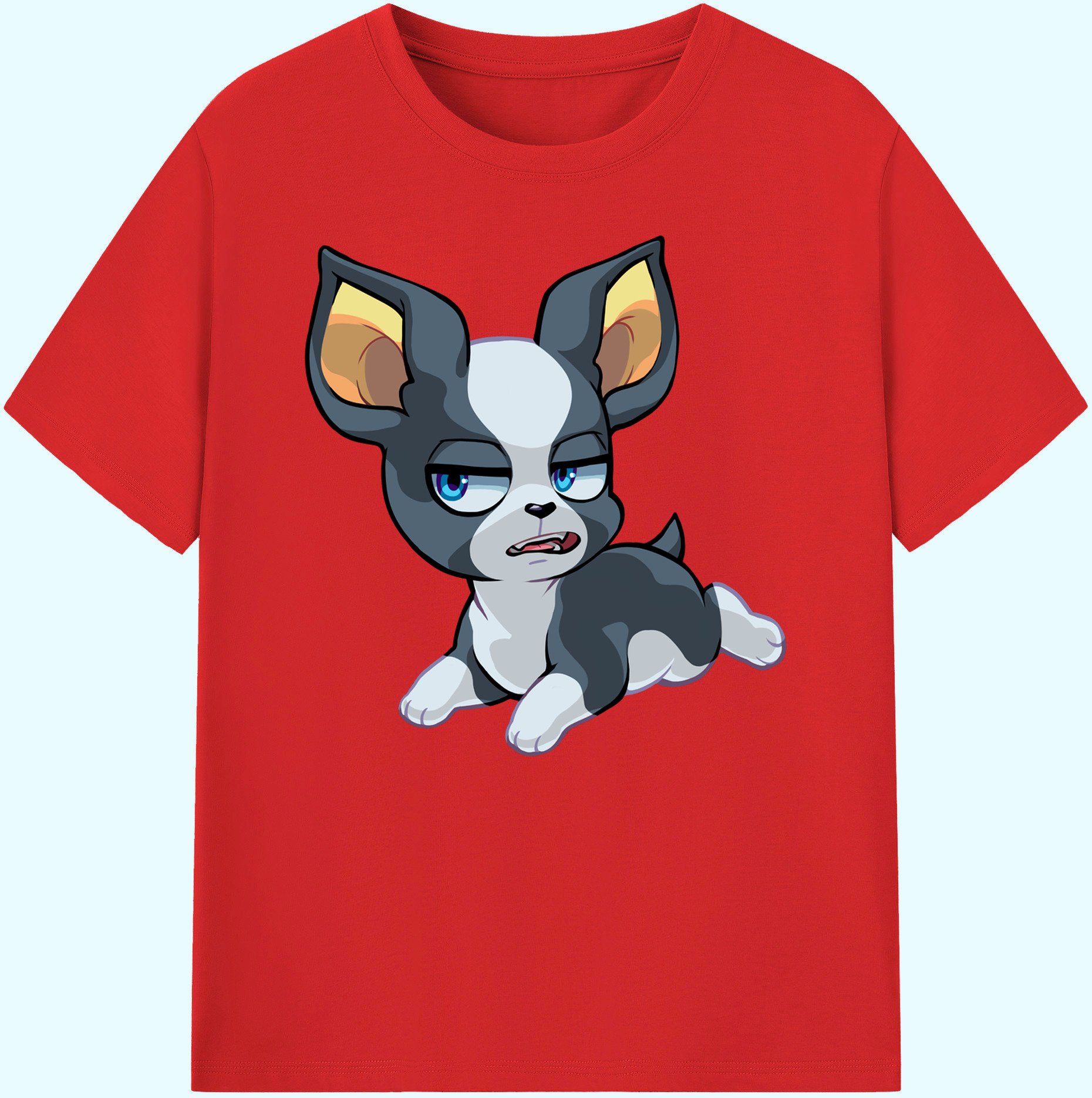 （画像用） ジョジョの奇妙な冒険 イギー JoJo's Bizarre Adventure Iggy 綿100％ メンズ半袖Tシャツ｜肌触りやわらか＆通気性