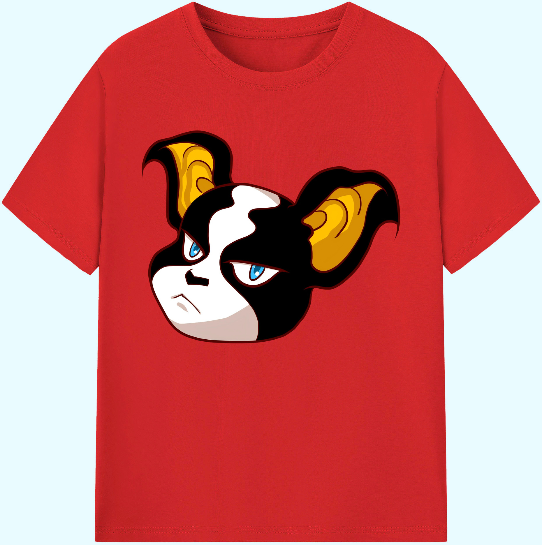 （画像用） ジョジョの奇妙な冒険 イギー JoJo's Bizarre Adventure Iggy 綿100％ メンズ半袖Tシャツ｜肌触りやわらか＆通気性