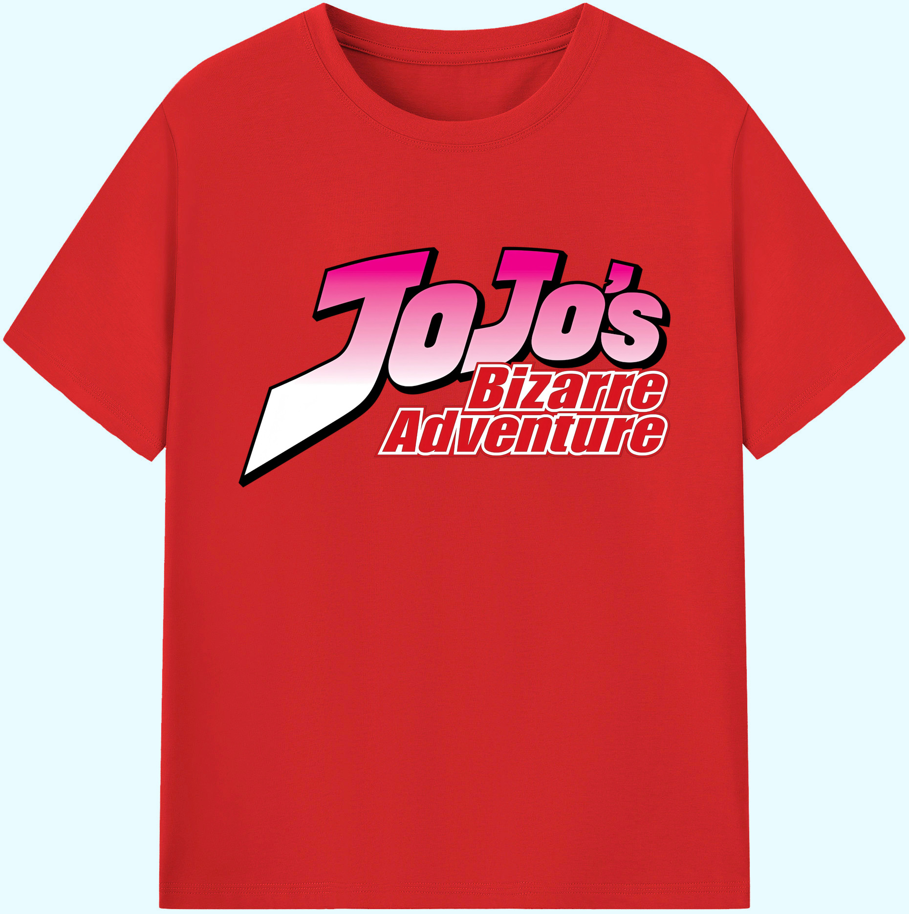 （画像用） ジョジョの奇妙な冒険 JoJo's Bizarre Adventure 綿100％ メンズ半袖Tシャツ｜肌触りやわらか＆通気性