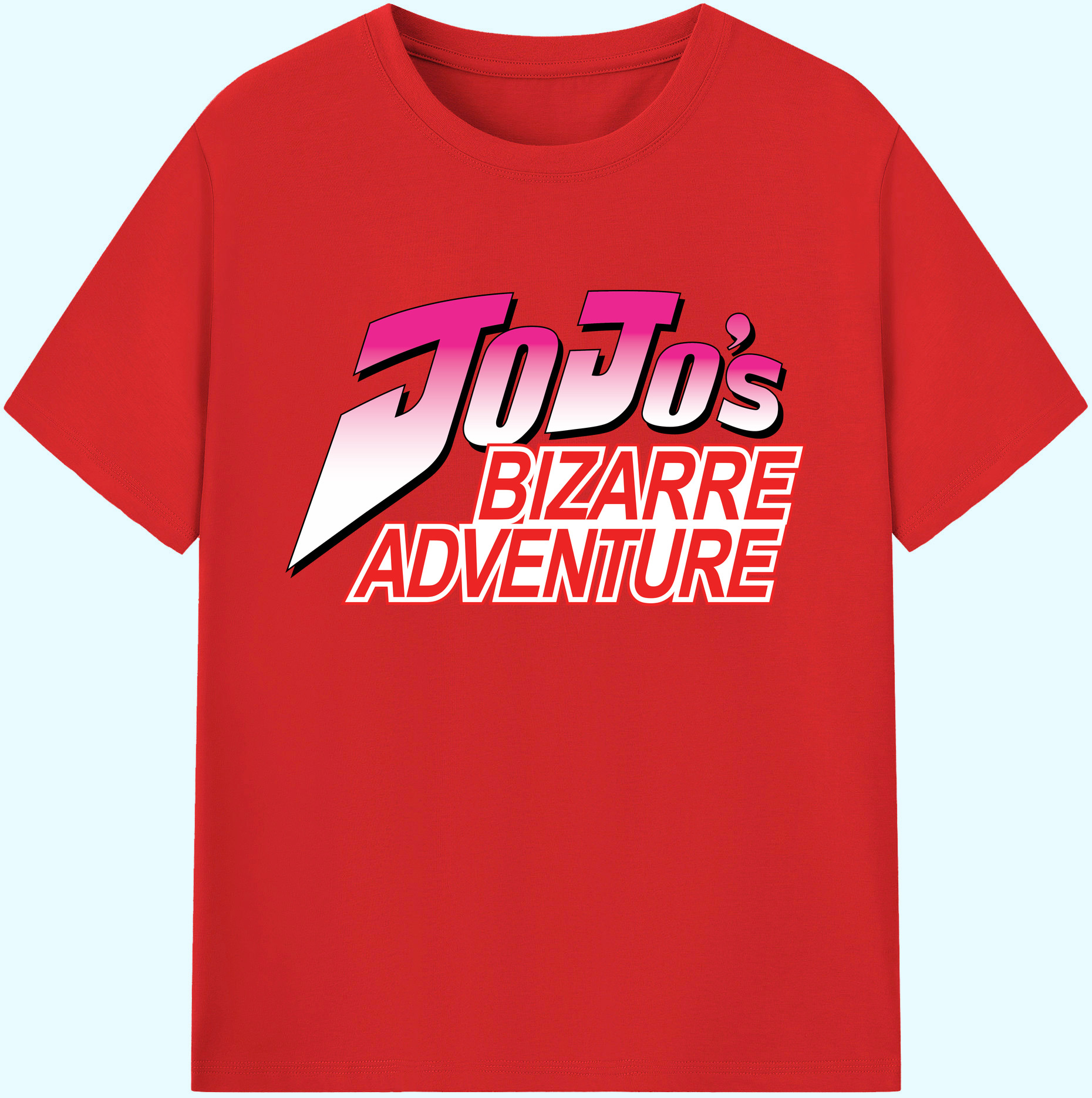 （画像用） ジョジョの奇妙な冒険 JoJo's Bizarre Adventure 綿100％ メンズ半袖Tシャツ｜肌触りやわらか＆通気性