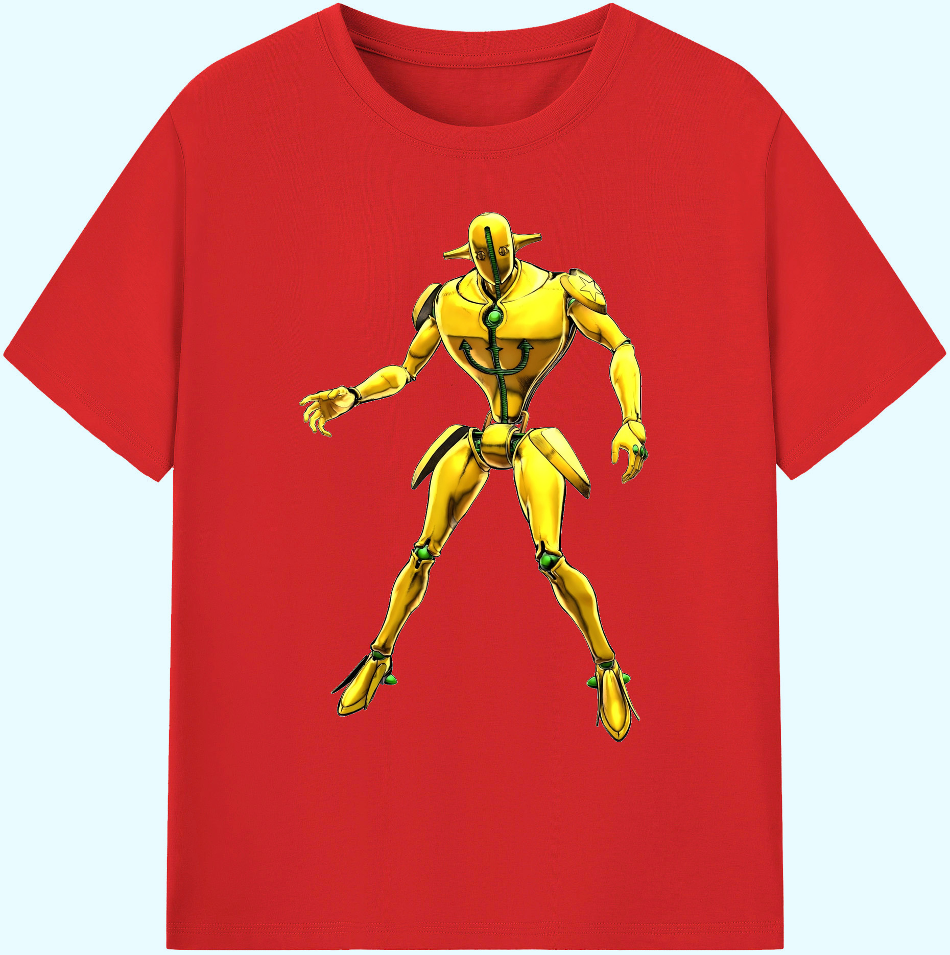 （画像用） ジョジョの奇妙な冒険 JoJo's Bizarre Adventure 綿100％ メンズ半袖Tシャツ｜肌触りやわらか＆通気性