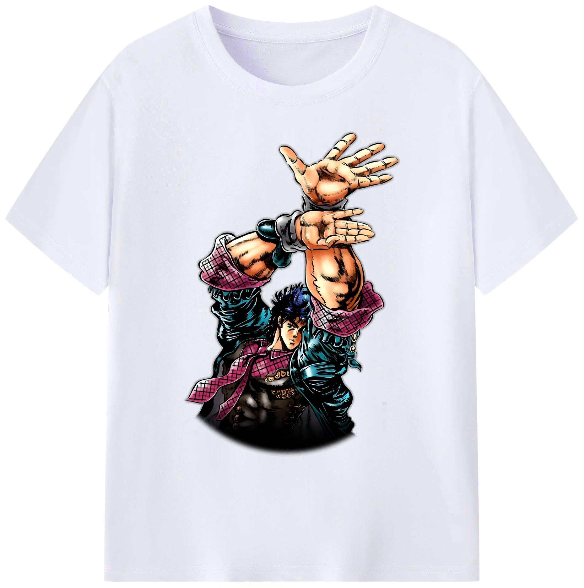 （画像用） ジョジョの奇妙な冒険 /ジョナサン?ジョースター JoJo's Bizarre Adventure Jonathan Joestar 綿100％ メンズ半袖Tシャツ｜肌触りやわらか＆通気性