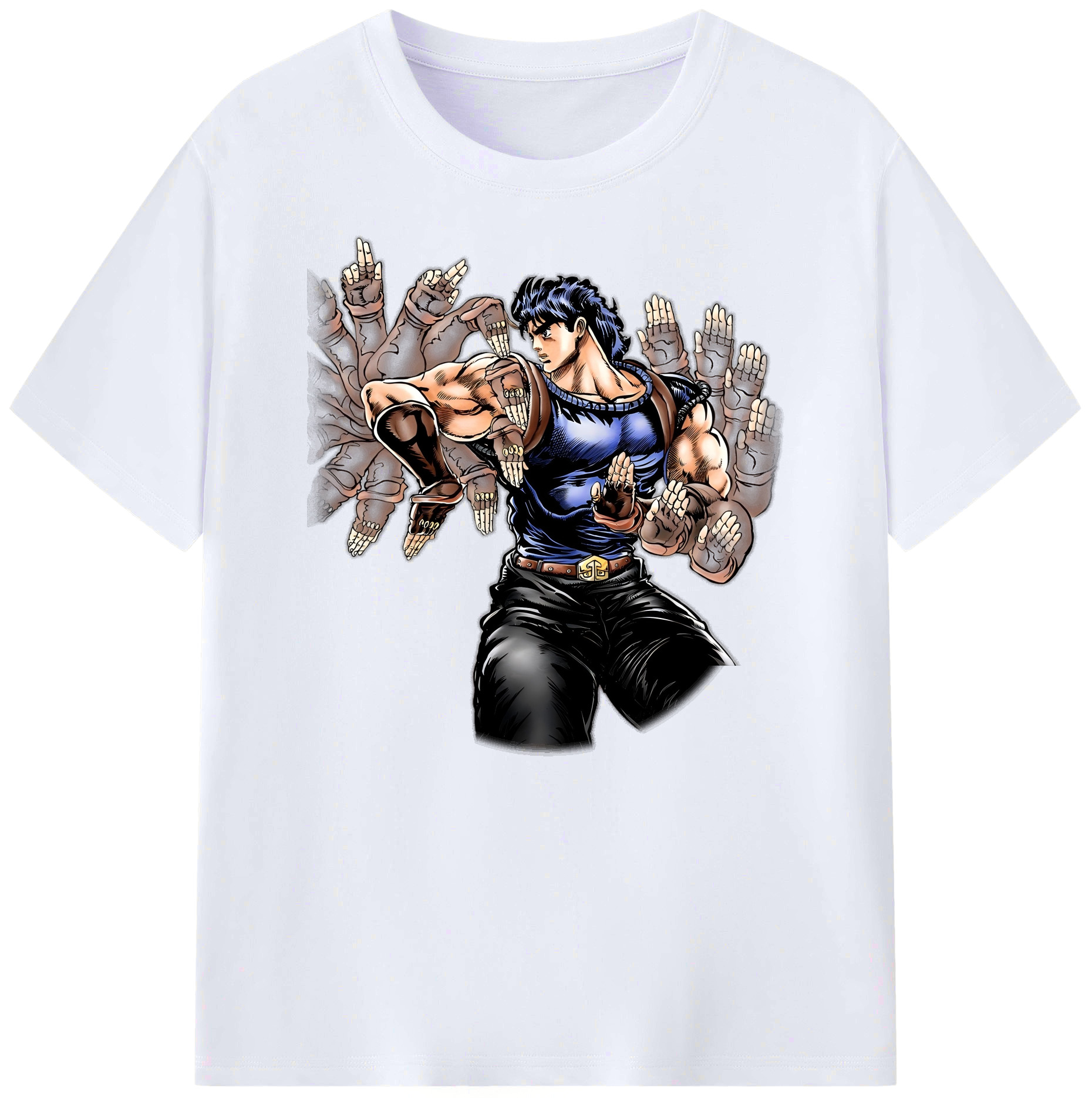（画像用） ジョジョの奇妙な冒険 /ジョナサン?ジョースター JoJo's Bizarre Adventure Jonathan Joestar 綿100％ メンズ半袖Tシャツ｜肌触りやわらか＆通気性