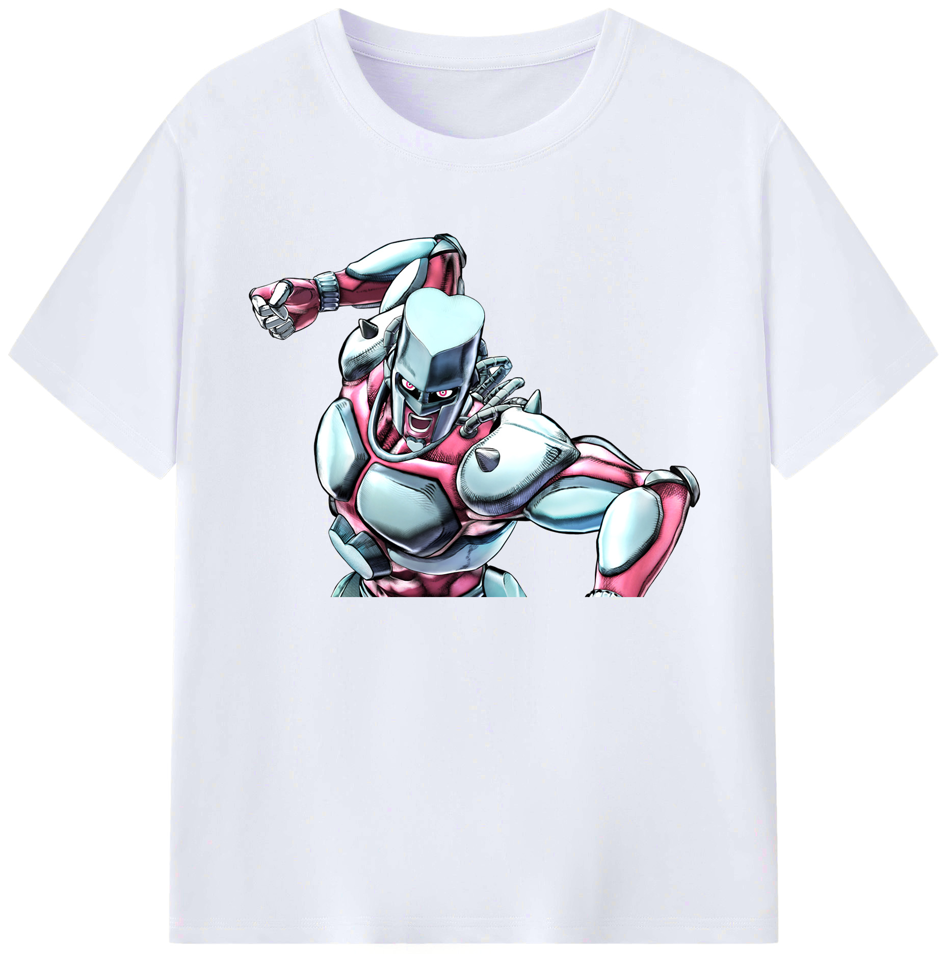 （画像用） ジョジョの奇妙な冒険 ひがしかた じょうすけ JoJo's Bizarre Adventure Higashikata Josuke 綿100％ メンズ半袖Tシャツ｜肌触りやわらか＆通気性