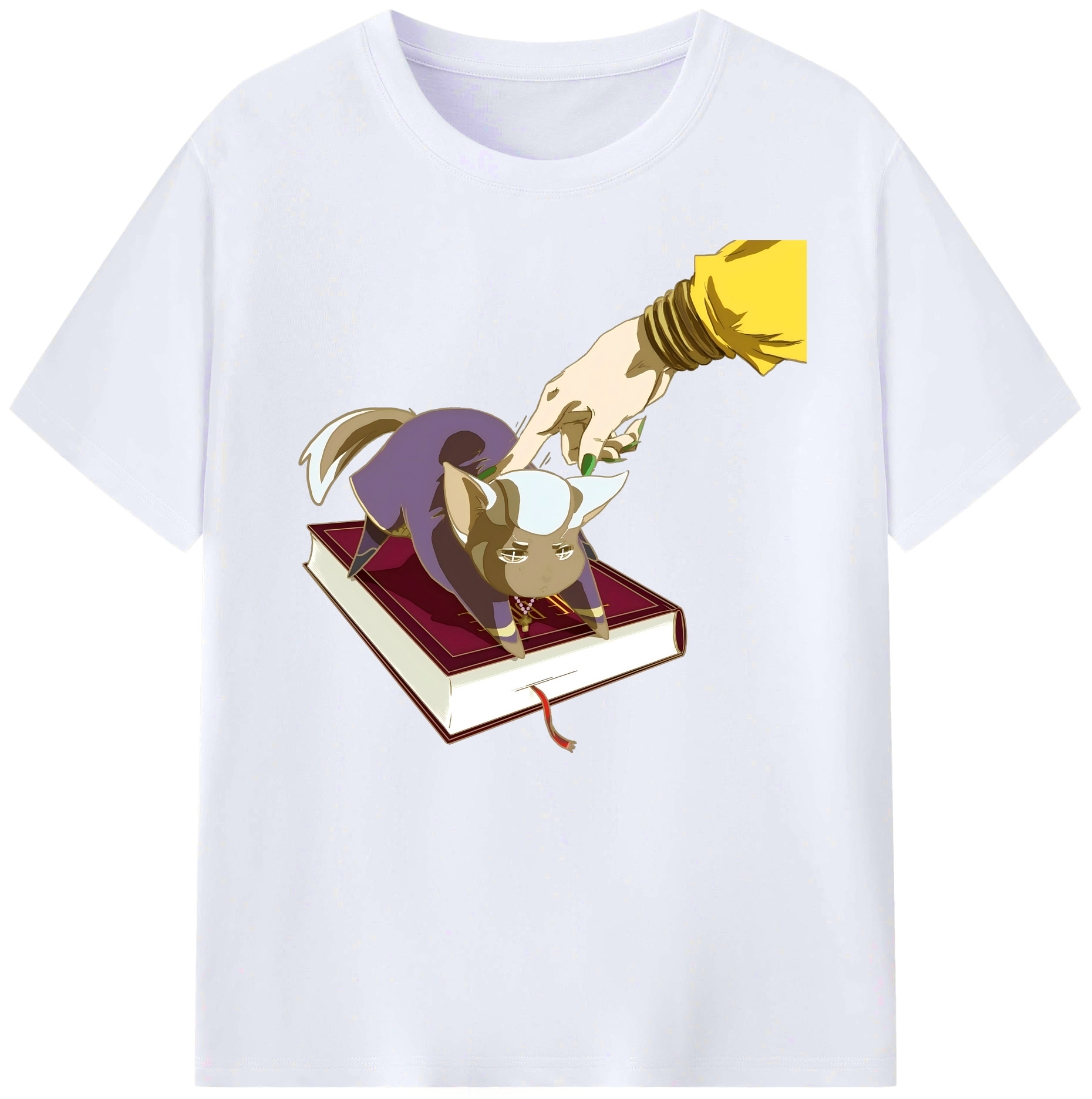 （画像用） ジョジョの奇妙な冒険 JoJo's Bizarre Adventure 綿100％ メンズ半袖Tシャツ｜肌触りやわらか＆通気性