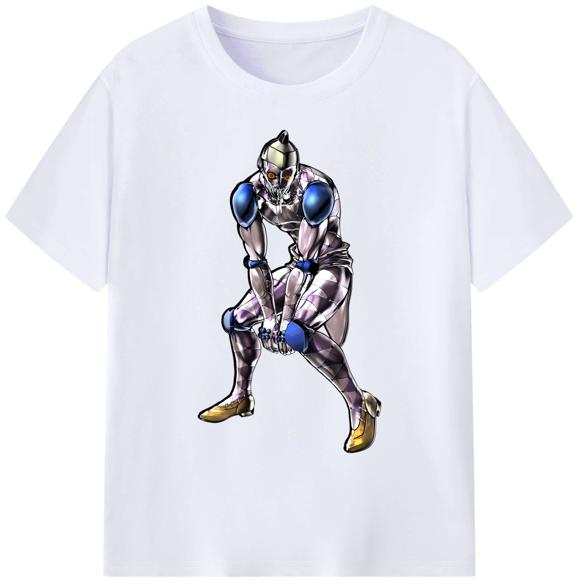 （画像用） ジョジョの奇妙な冒険 JoJo's Bizarre Adventure 綿100％ メンズ半袖Tシャツ｜肌触りやわらか＆通気性