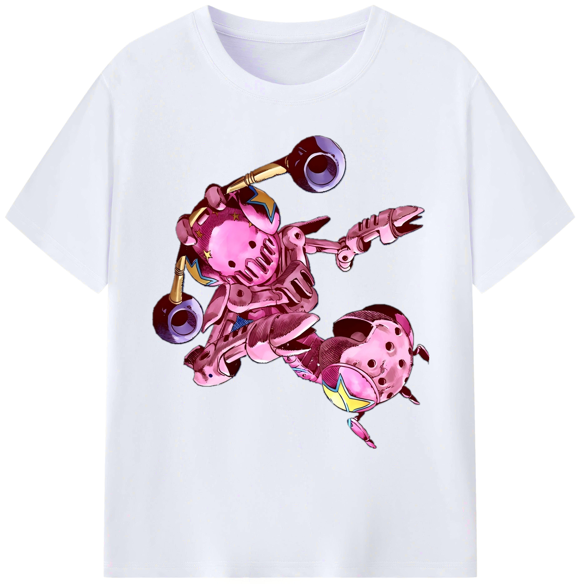 （画像用） ジョジョの奇妙な冒険 ジョナサン?ジョースター JoJo's Bizarre Adventure Jonathan Joestar 綿100％ メンズ半袖Tシャツ｜肌触りやわらか＆通気性