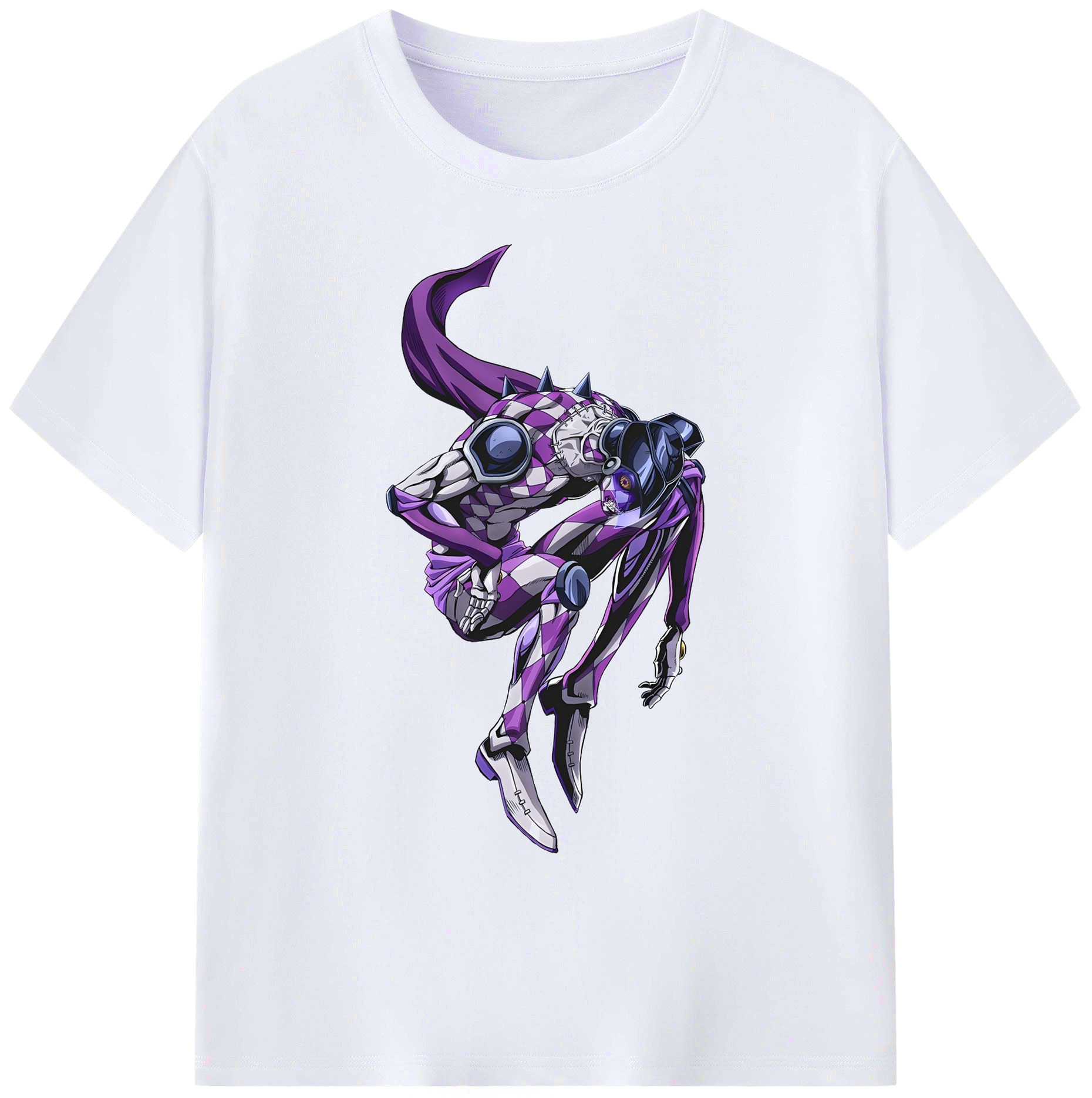 （画像用） ジョジョの奇妙な冒険 パンナコッタ?フー JoJo's Bizarre Adventure Pannacotta Fugo 綿100％ メンズ半袖Tシャツ｜肌触りやわらか＆通気性