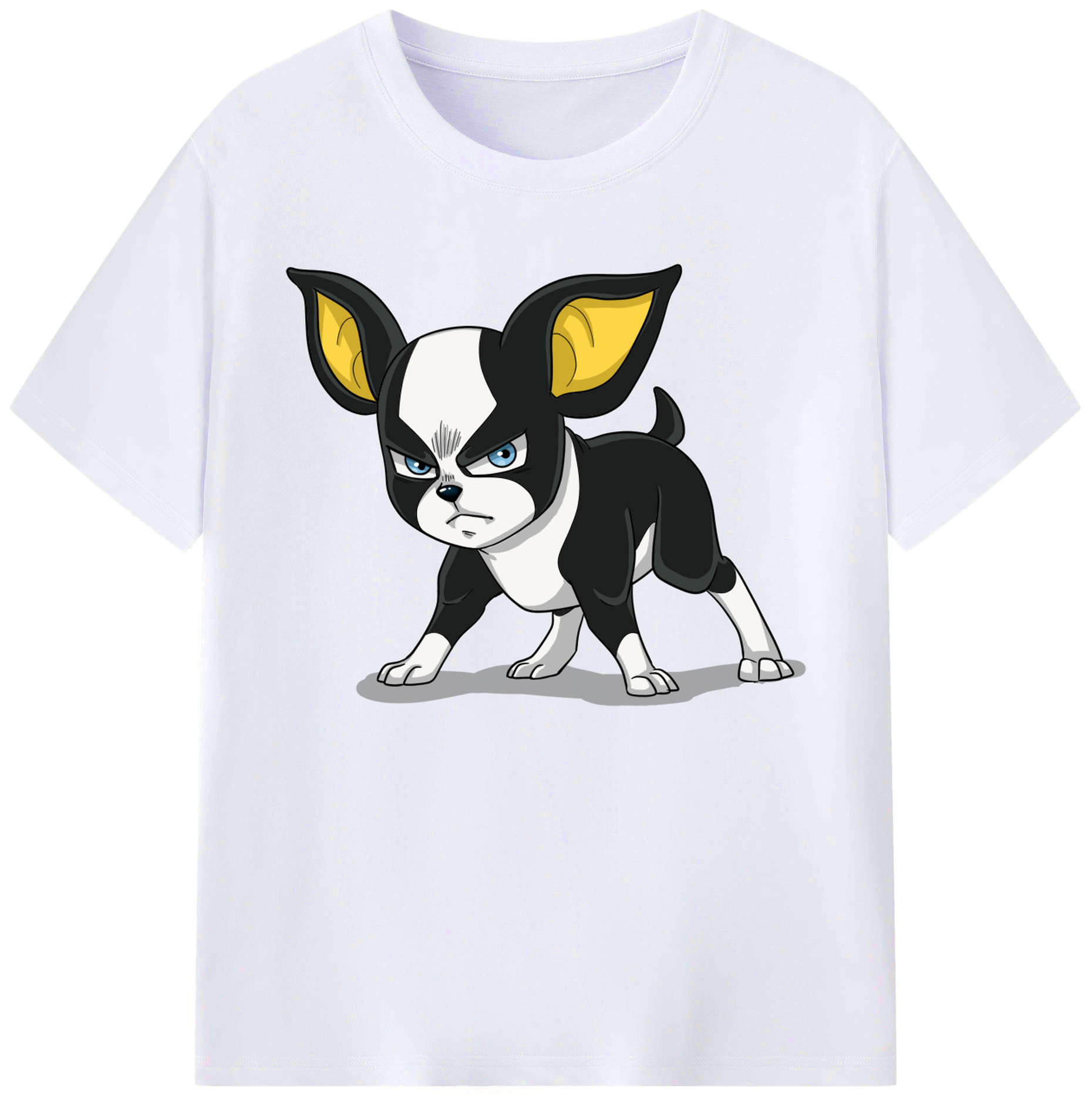 （画像用） ジョジョの奇妙な冒険 イギー JoJo's Bizarre Adventure Iggy 綿100％ メンズ半袖Tシャツ｜肌触りやわらか＆通気性