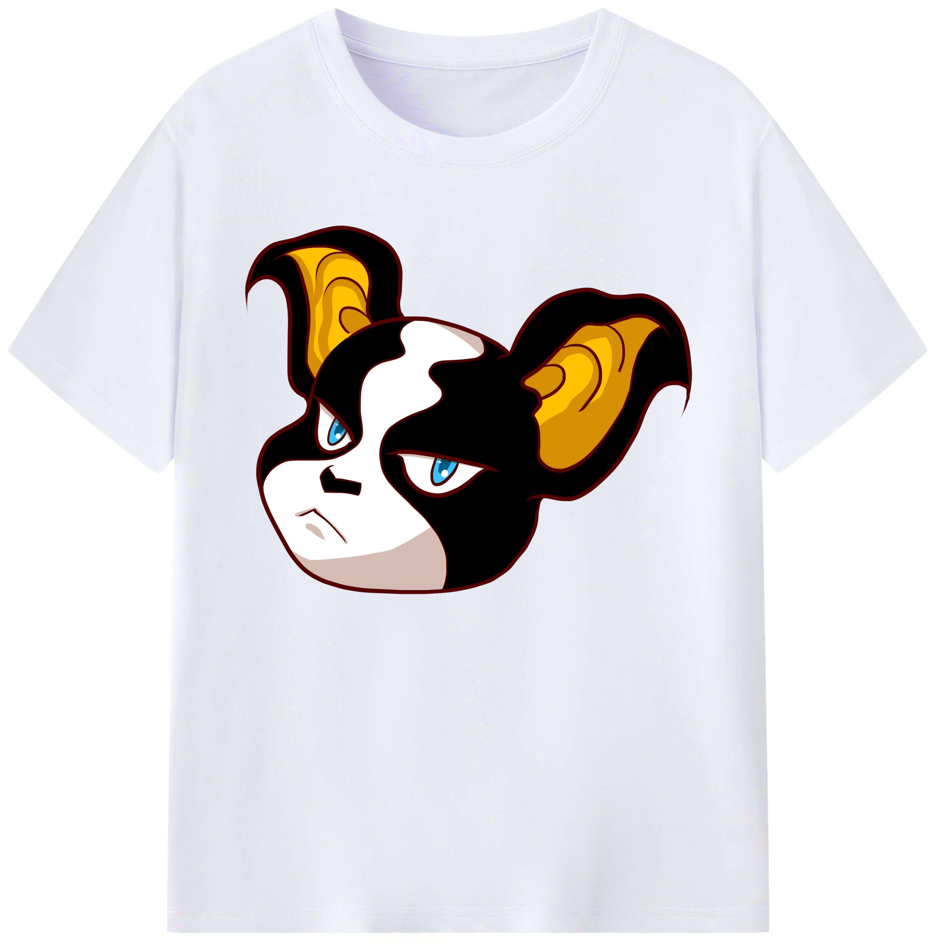 （画像用） ジョジョの奇妙な冒険 イギー JoJo's Bizarre Adventure Iggy 綿100％ メンズ半袖Tシャツ｜肌触りやわらか＆通気性