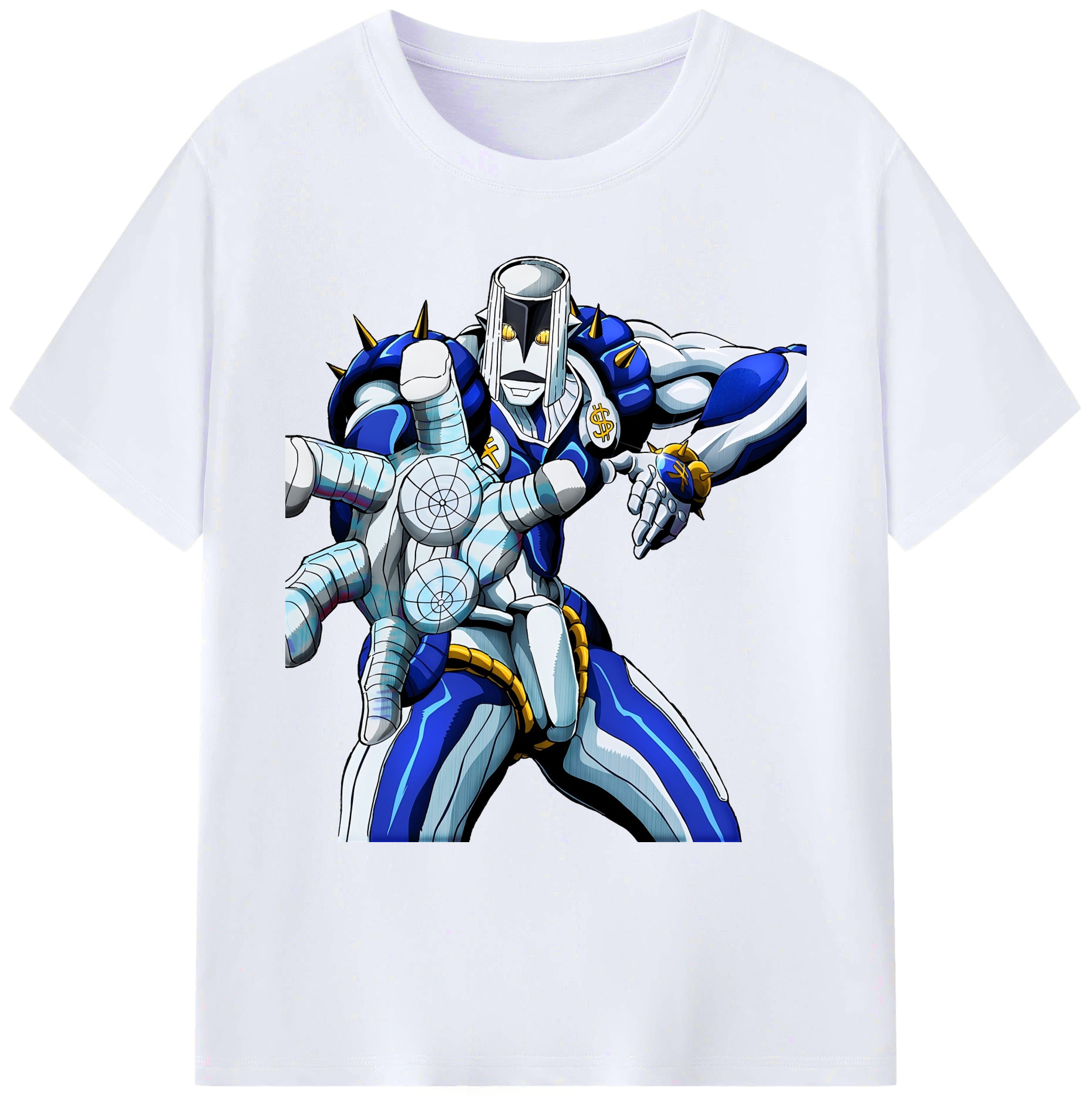 （画像用） ジョジョの奇妙な冒険 虹村億泰 にじむら おくやす JoJo's Bizarre Adventure Nijimura Okuyasu 綿100％ メンズ半袖Tシャツ｜肌触りやわらか＆通気性