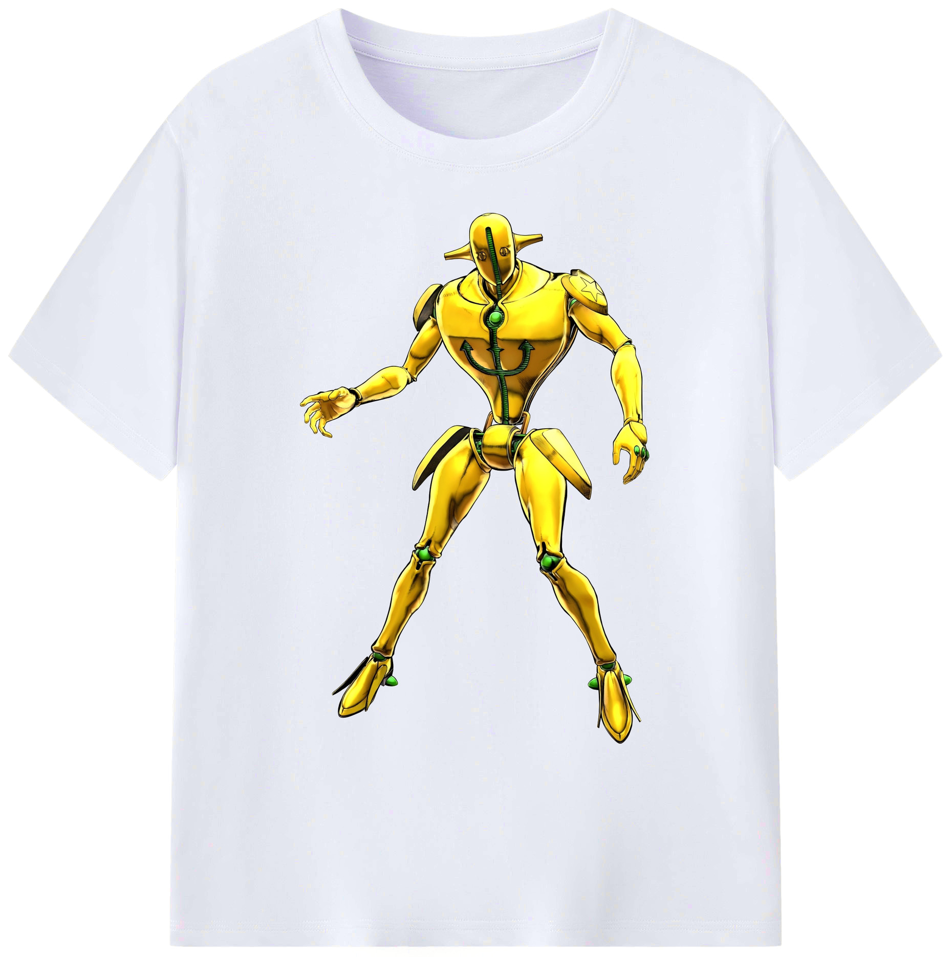 （画像用） ジョジョの奇妙な冒険 JoJo's Bizarre Adventure 綿100％ メンズ半袖Tシャツ｜肌触りやわらか＆通気性