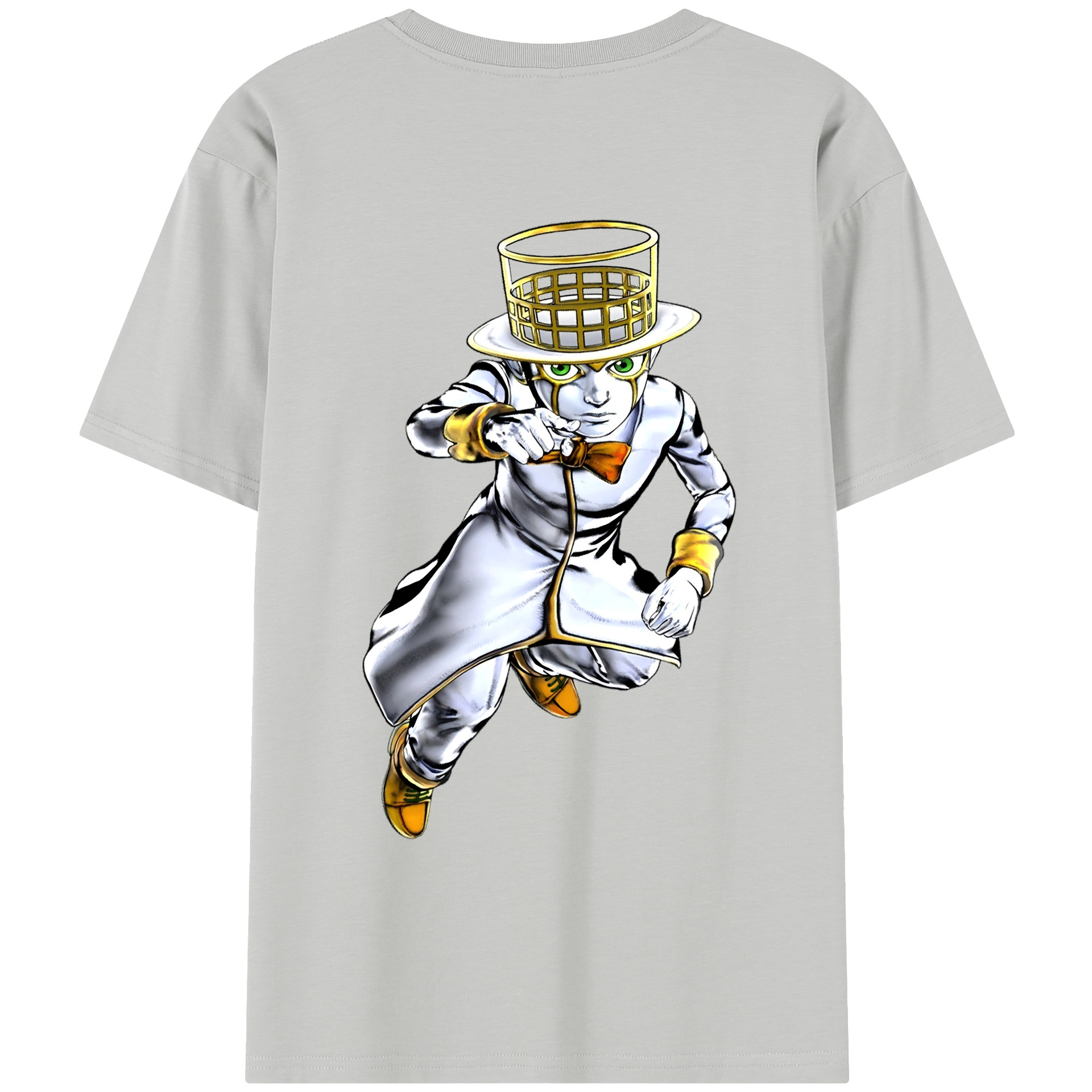 （画像用） ジョジョの奇妙な冒険 岸辺 露伴（きしべ ろはん） JoJo's Bizarre Adventure Rohan Kishibe レディース半袖Tシャツ(バックプリント)