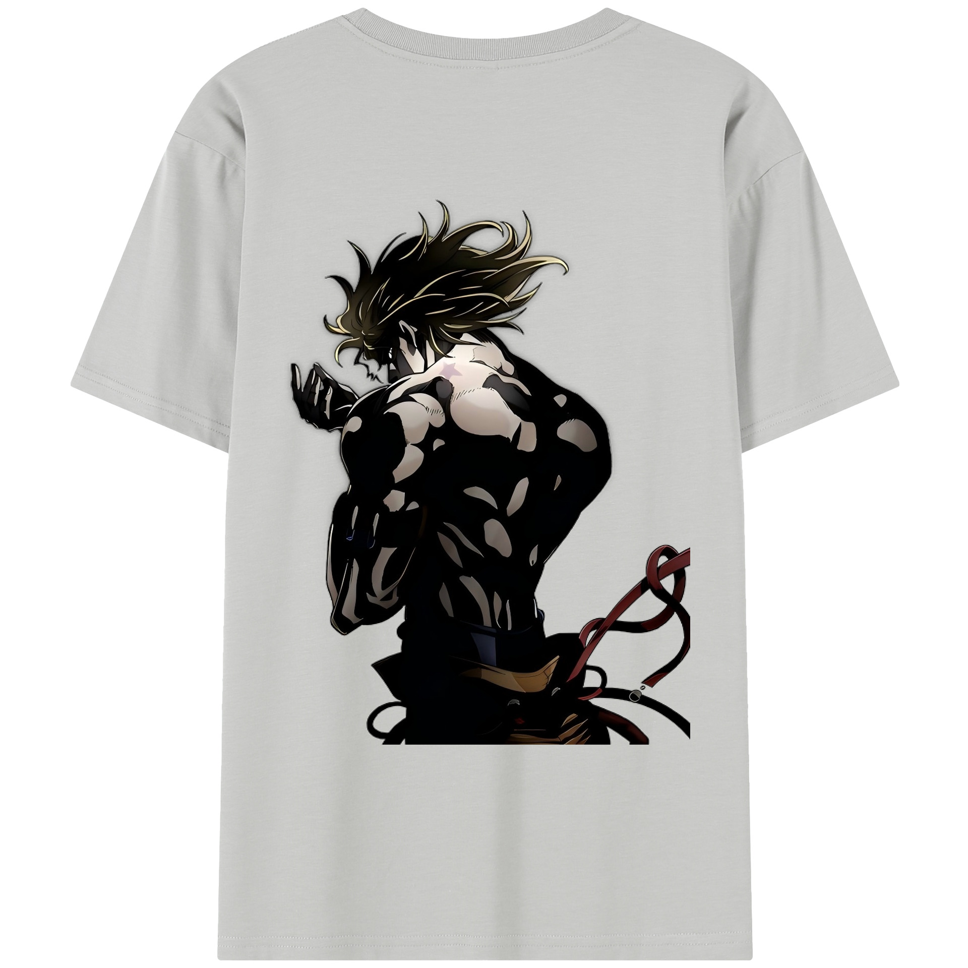 （画像用） ジョジョの奇妙な冒険 ディオ?ブランドー JoJo's Bizarre Adventure Dio Brando レディース半袖Tシャツ(バックプリント)