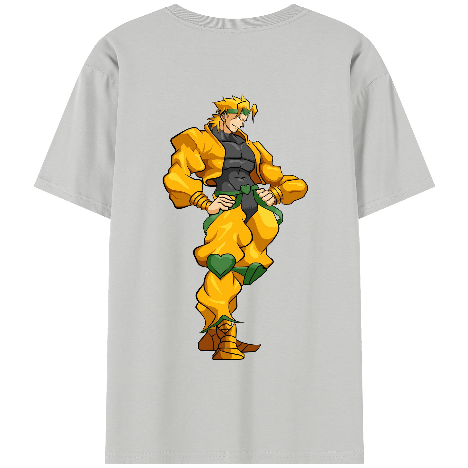 （画像用） ジョジョの奇妙な冒険 ディオ?ブランドー JoJo's Bizarre Adventure Dio Brando レディース半袖Tシャツ(バックプリント)