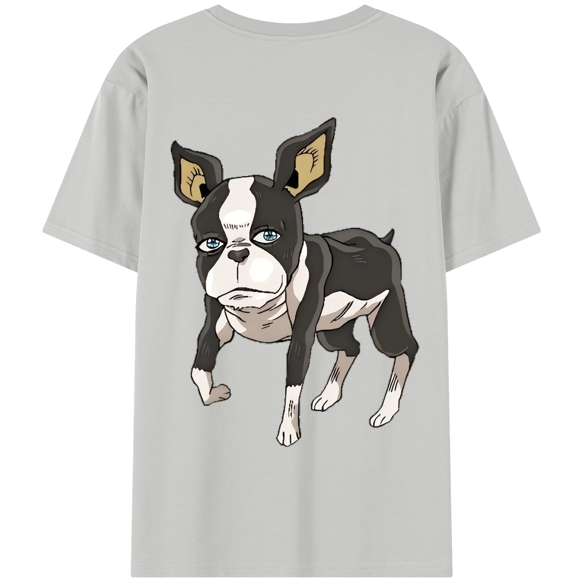 （画像用） ジョジョの奇妙な冒険 イギー JoJo's Bizarre Adventure Iggy レディース半袖Tシャツ(バックプリント)