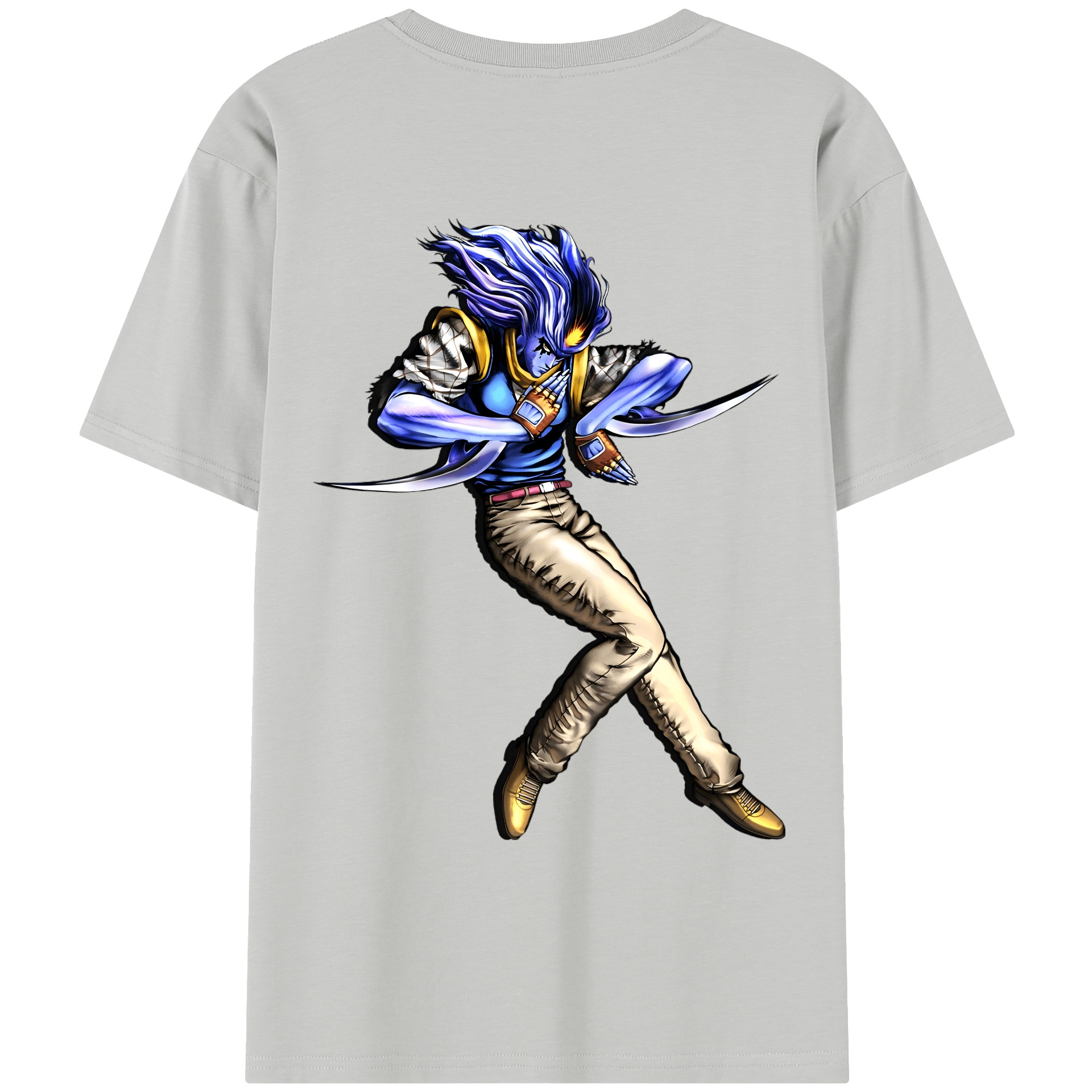 （画像用） ジョジョの奇妙な冒険 JoJo's Bizarre Adventure レディース半袖Tシャツ(バックプリント)