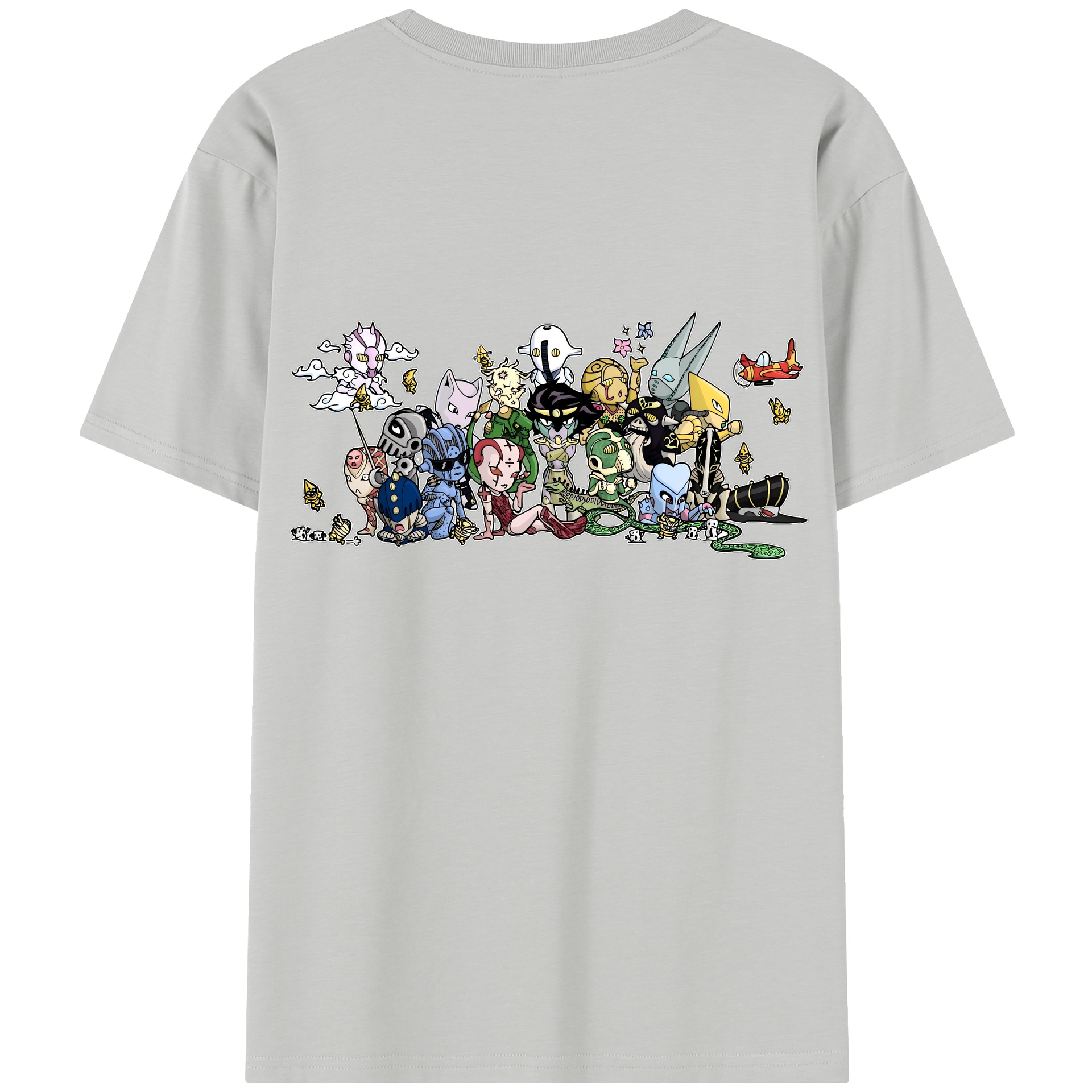 （画像用） ジョジョの奇妙な冒険 JoJo's Bizarre Adventure レディース半袖Tシャツ(バックプリント)