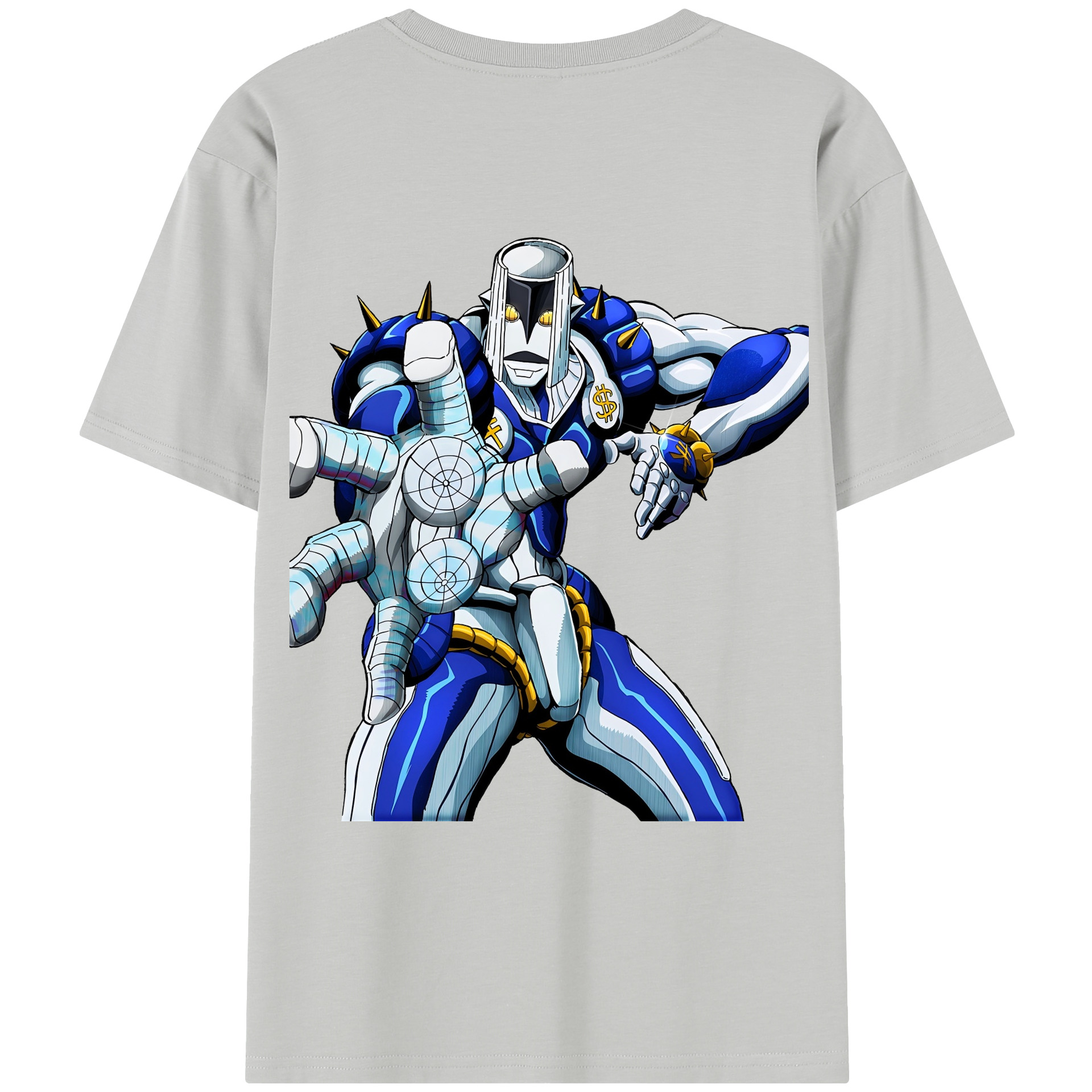 （画像用） ジョジョの奇妙な冒険 虹村億泰 にじむら おくやす JoJo's Bizarre Adventure Nijimura Okuyasu レディース半袖Tシャツ(バックプリント)