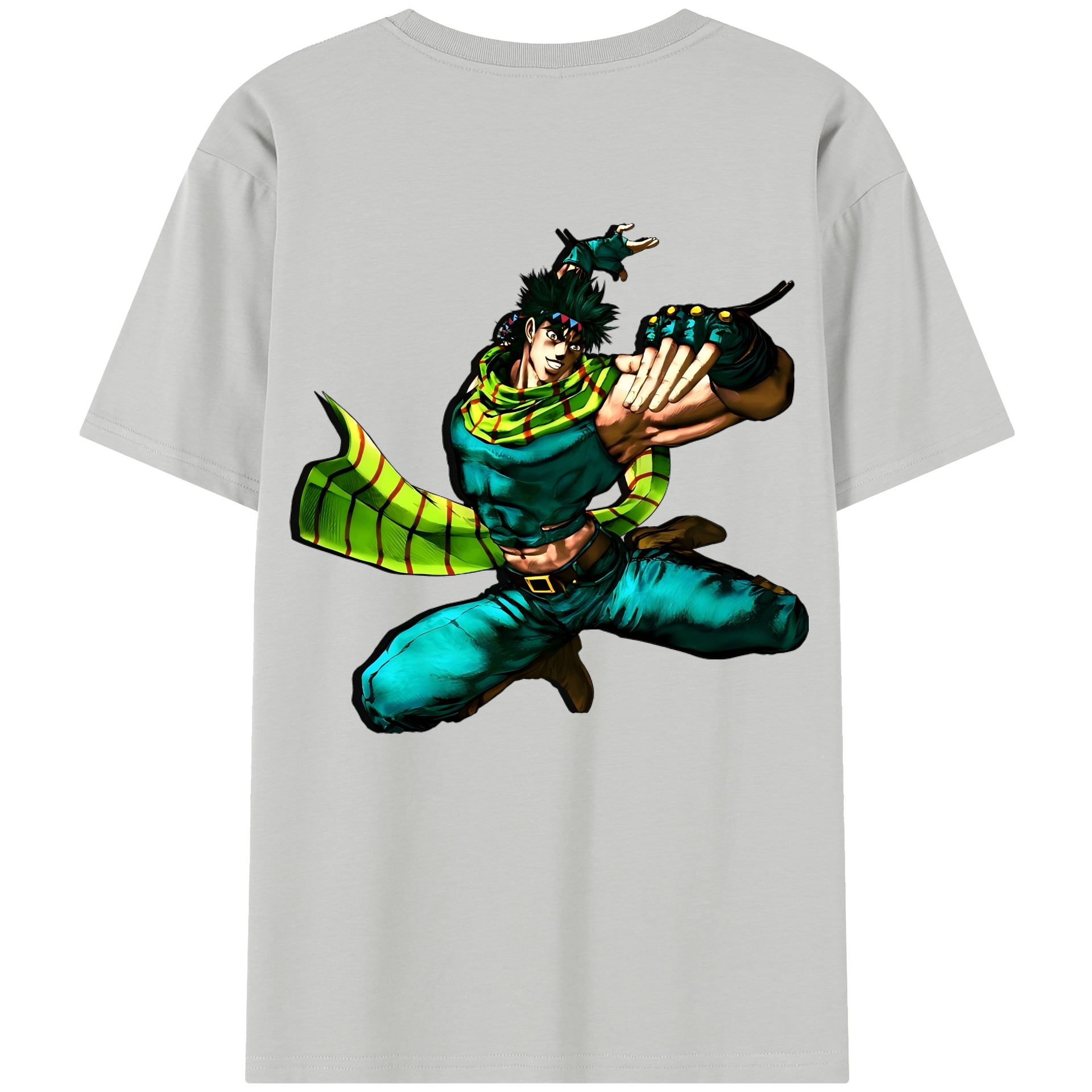 （画像用） ジョジョの奇妙な冒険 ジョセフ?ジョースター JoJo's Bizarre Adventure Joseph Joestar レディース半袖Tシャツ(バックプリント)
