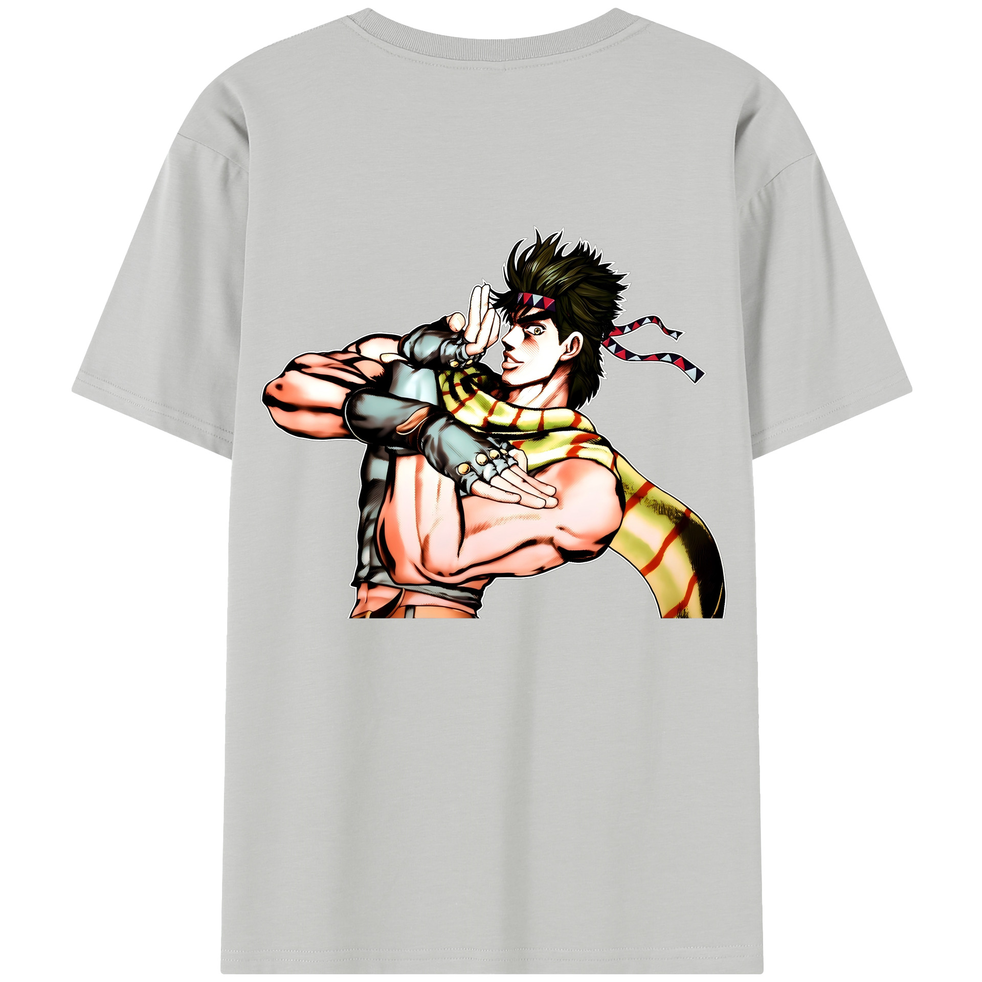 （画像用） ジョジョの奇妙な冒険 ジョセフ?ジョースター JoJo's Bizarre Adventure Joseph Joestar レディース半袖Tシャツ(バックプリント)