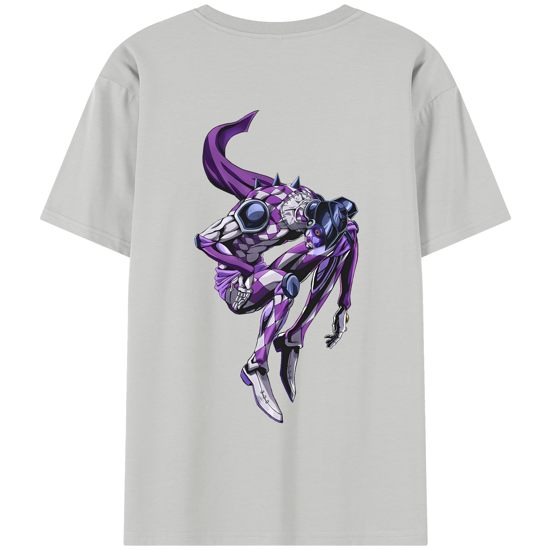 （画像用） ジョジョの奇妙な冒険 パンナコッタ?フー JoJo's Bizarre Adventure Pannacotta Fugo レディース半袖Tシャツ(バックプリント)
