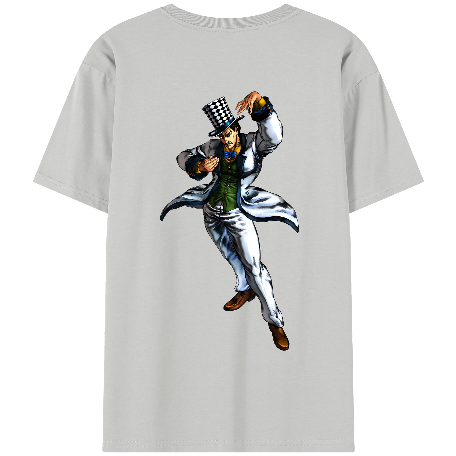 （画像用） ジョジョの奇妙な冒険 ウィル?アントニオ?ツェペリ JoJo's Bizarre Adventure Will Anthonio Zeppeli レディース半袖Tシャツ(バックプリント)