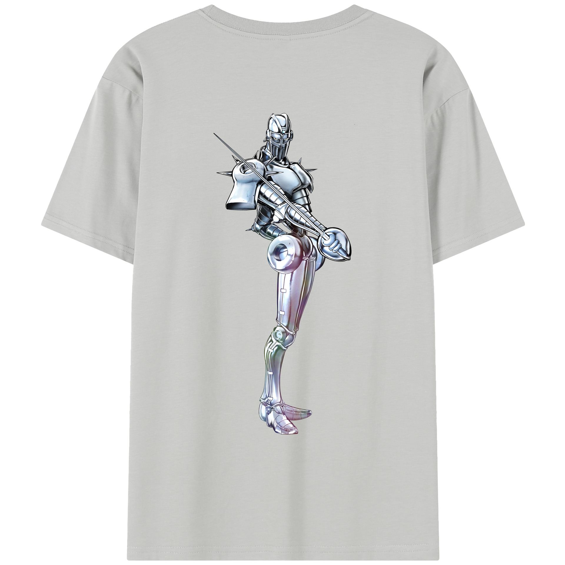 （画像用） ジョジョの奇妙な冒険 ジャン＝ピエール?ポルナレフ JoJo's Bizarre Adventure Jan Pierre Polnareff レディース半袖Tシャツ(バックプリント)