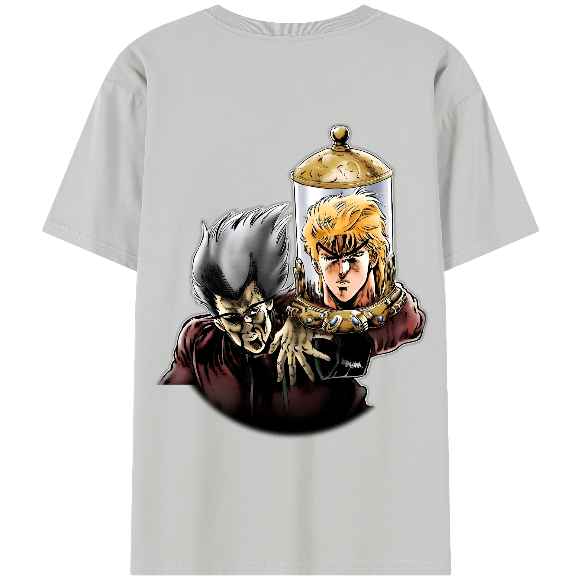 （画像用） ジョジョの奇妙な冒険 ディオ?ブランドー JoJo's Bizarre Adventure Dio Brando レディース半袖Tシャツ(バックプリント)