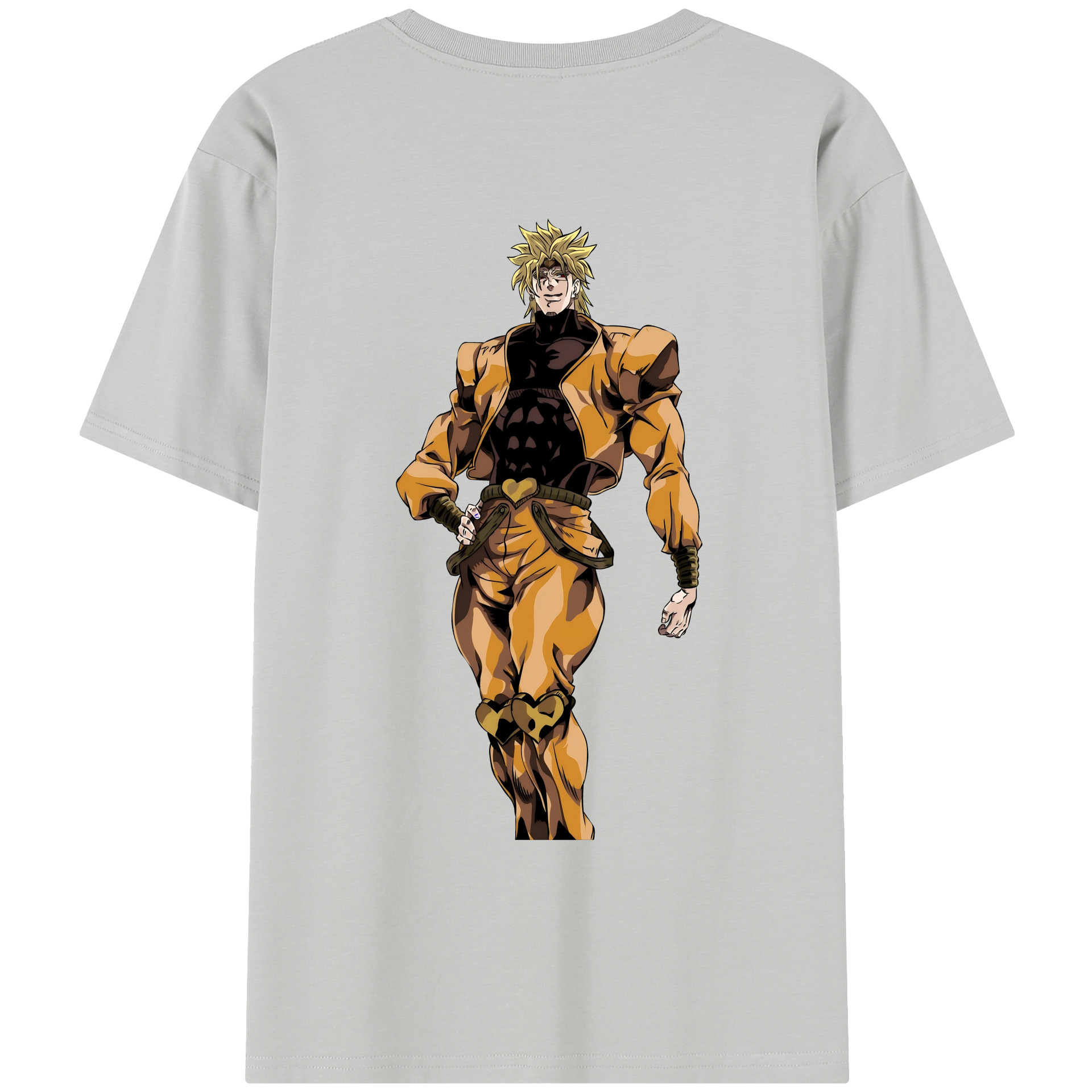（画像用） ジョジョの奇妙な冒険 ディオ?ブランドー JoJo's Bizarre Adventure Dio Brando レディース半袖Tシャツ(バックプリント)